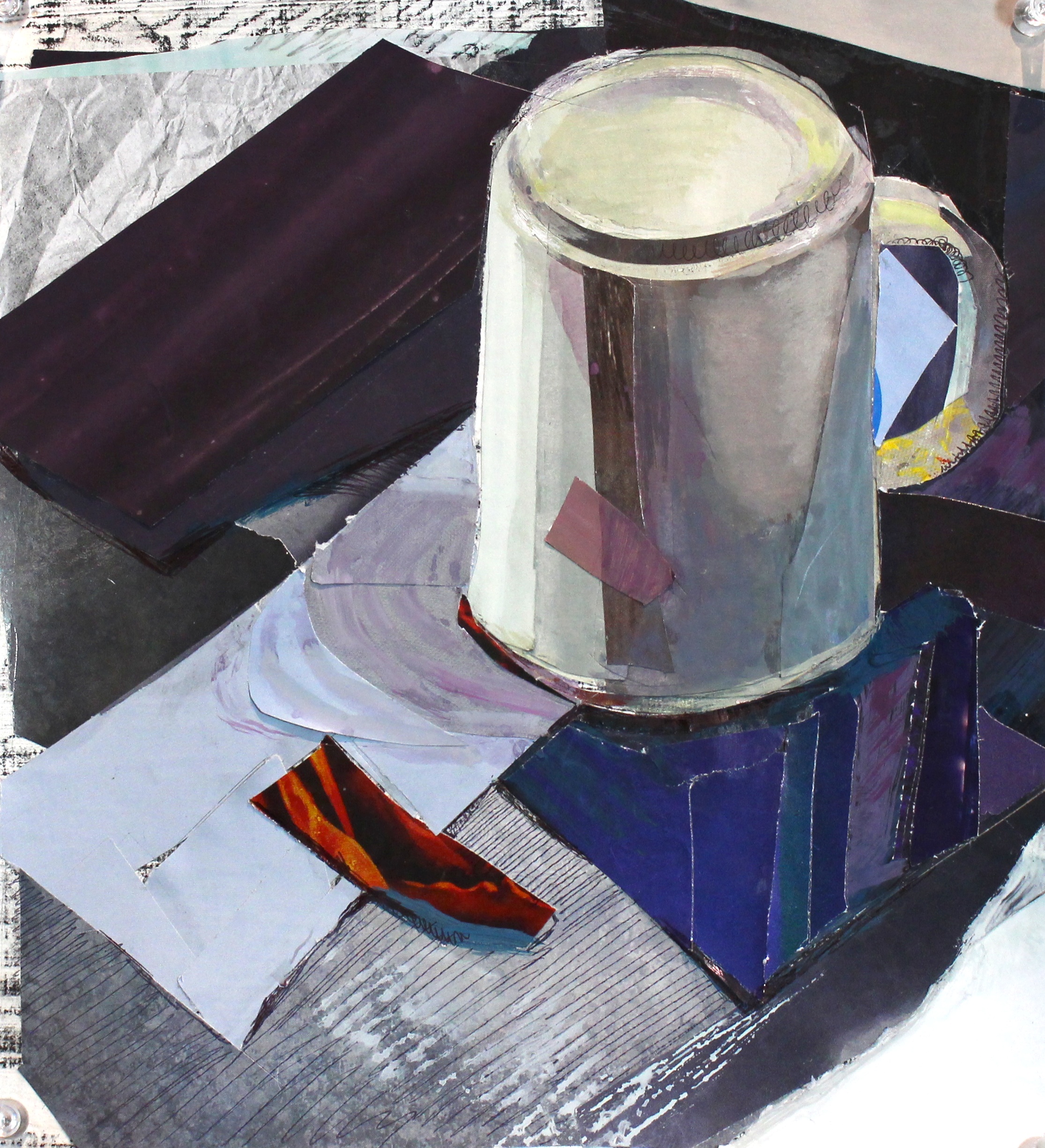 Cup 4_8x9_collage and gouache on paper cup.jpg