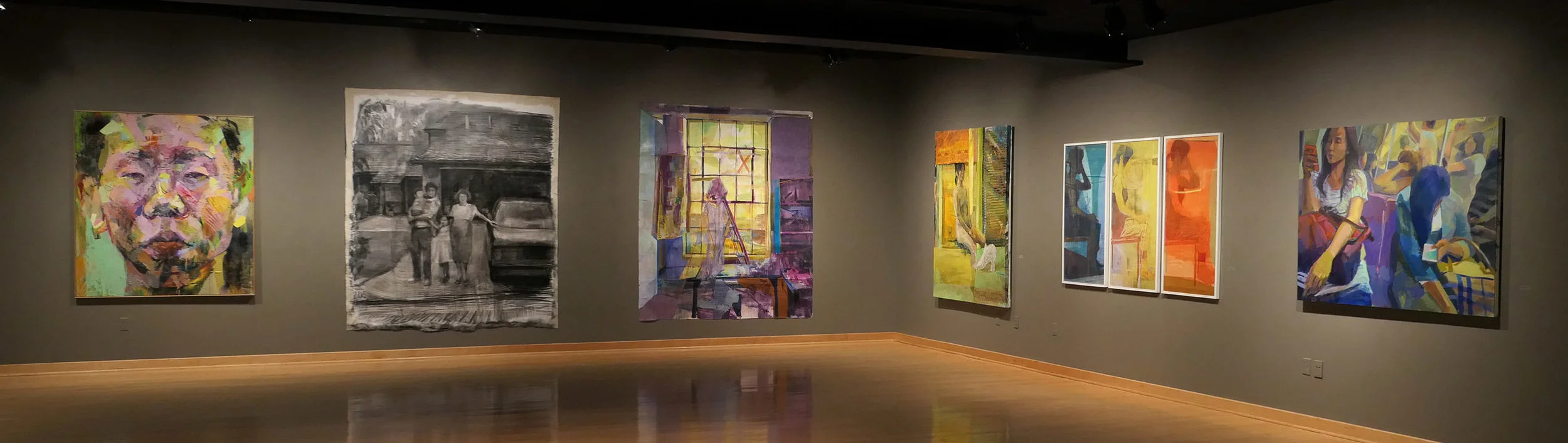 Installation shot (courtesy of Stephanie Baugh at Monmouth College)
