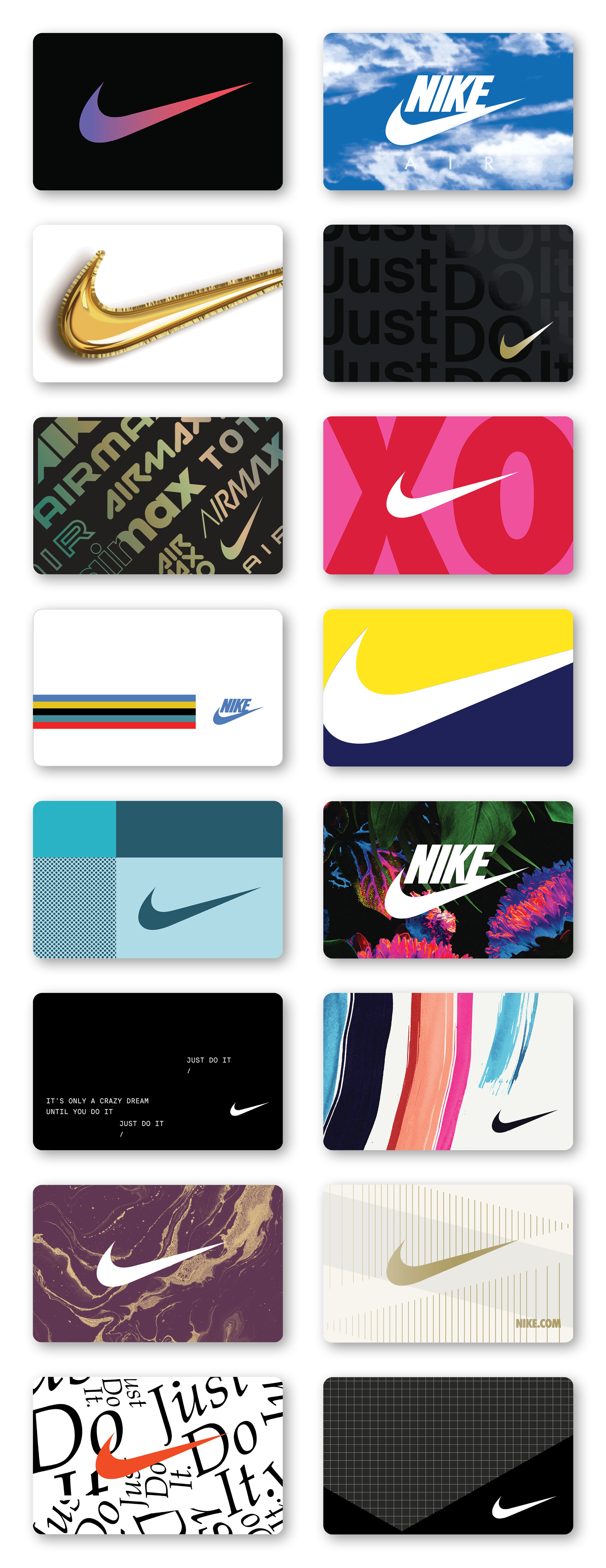 who takes nike gift cards