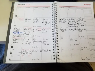 Don't mind the chicken scratch.... it's all part of the process