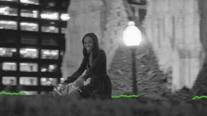 Ego Nwodim looks cool on a bike