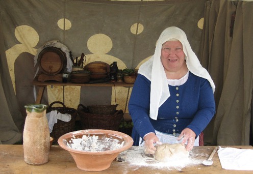Knead a hand? The culinary arts were demonstrated with gusto!