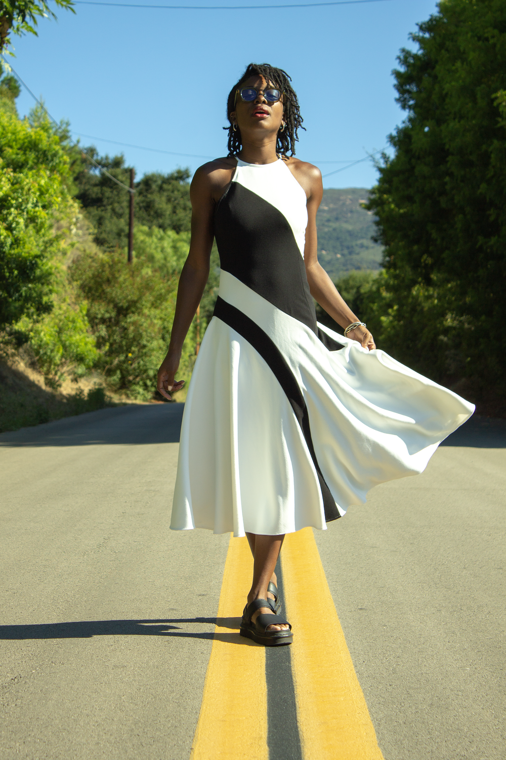 rent the runway black and white dress itscarlsrayy understands an all white or all black fit moment