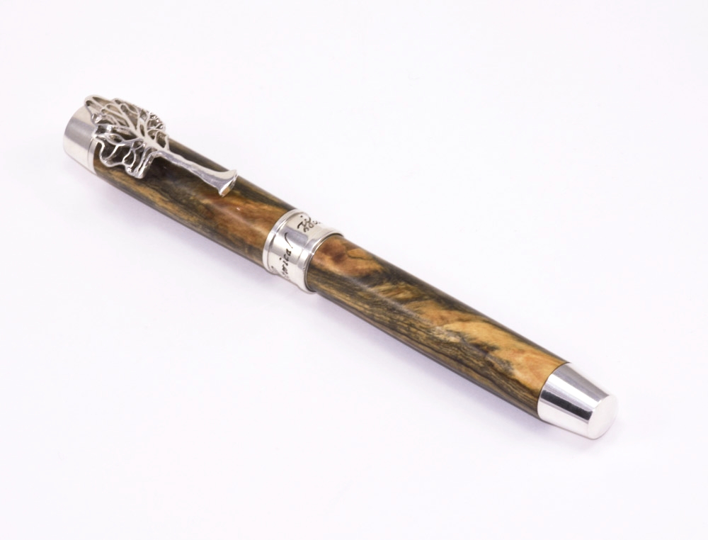 Custom Silver Pen — Historical Woods of America, Inc.