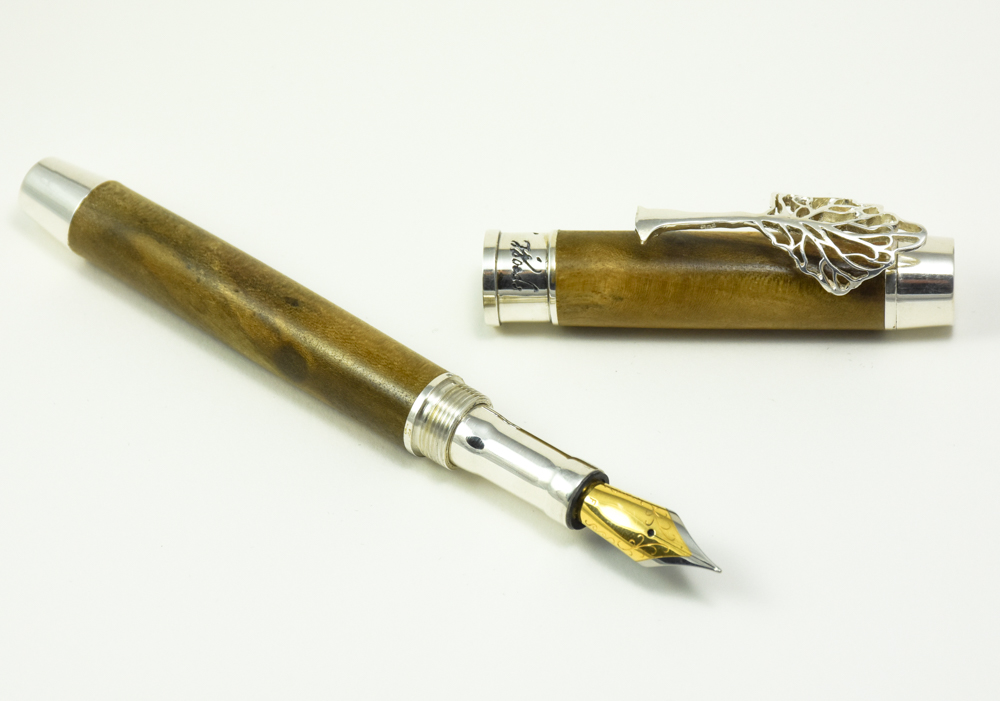 Custom Silver Pen — Historical Woods of America, Inc.