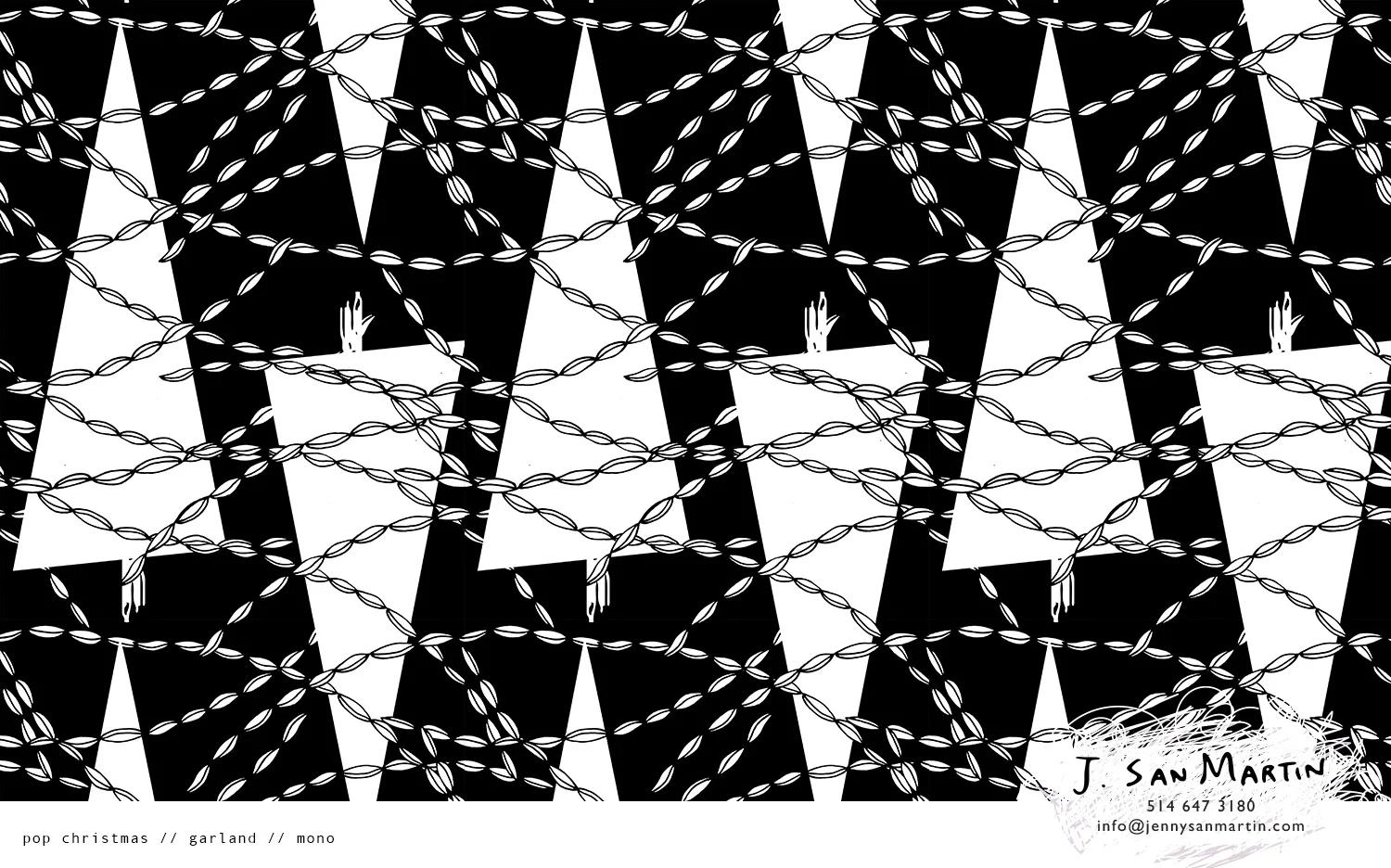 jsanmartin_popChristmas _garland_mono.jpg