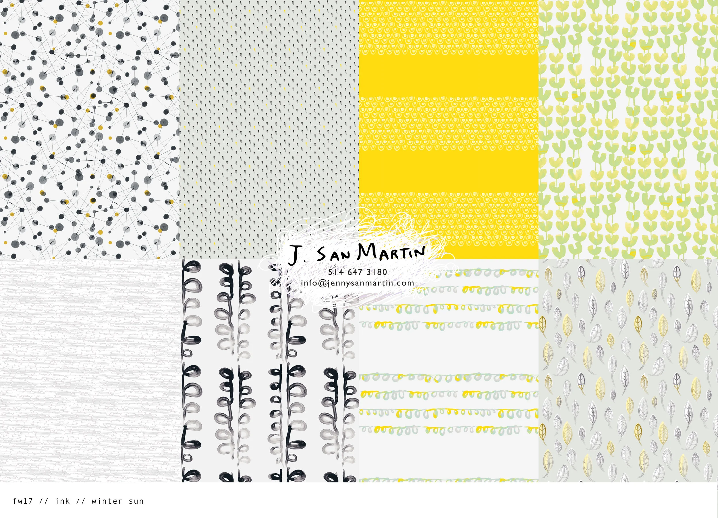 Fabric-by-the-yard-Jenny-San-Martin-Design-FW2016-collection-winter-sun-Fabric
