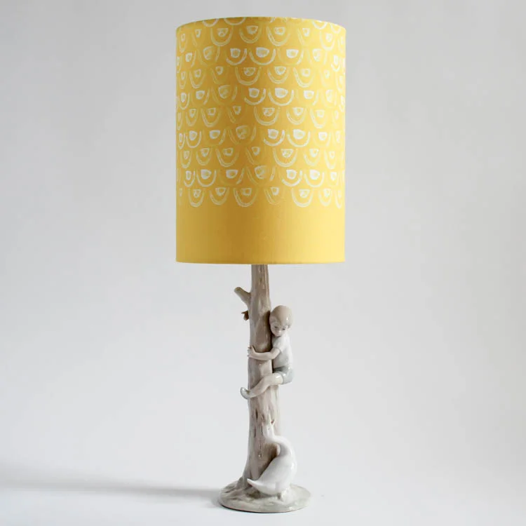Ready-to-ship-Lamp-Shade-Jenny-San-Martin-Design-Loopy-Loop-WinterSun-Fabric-table-lamp