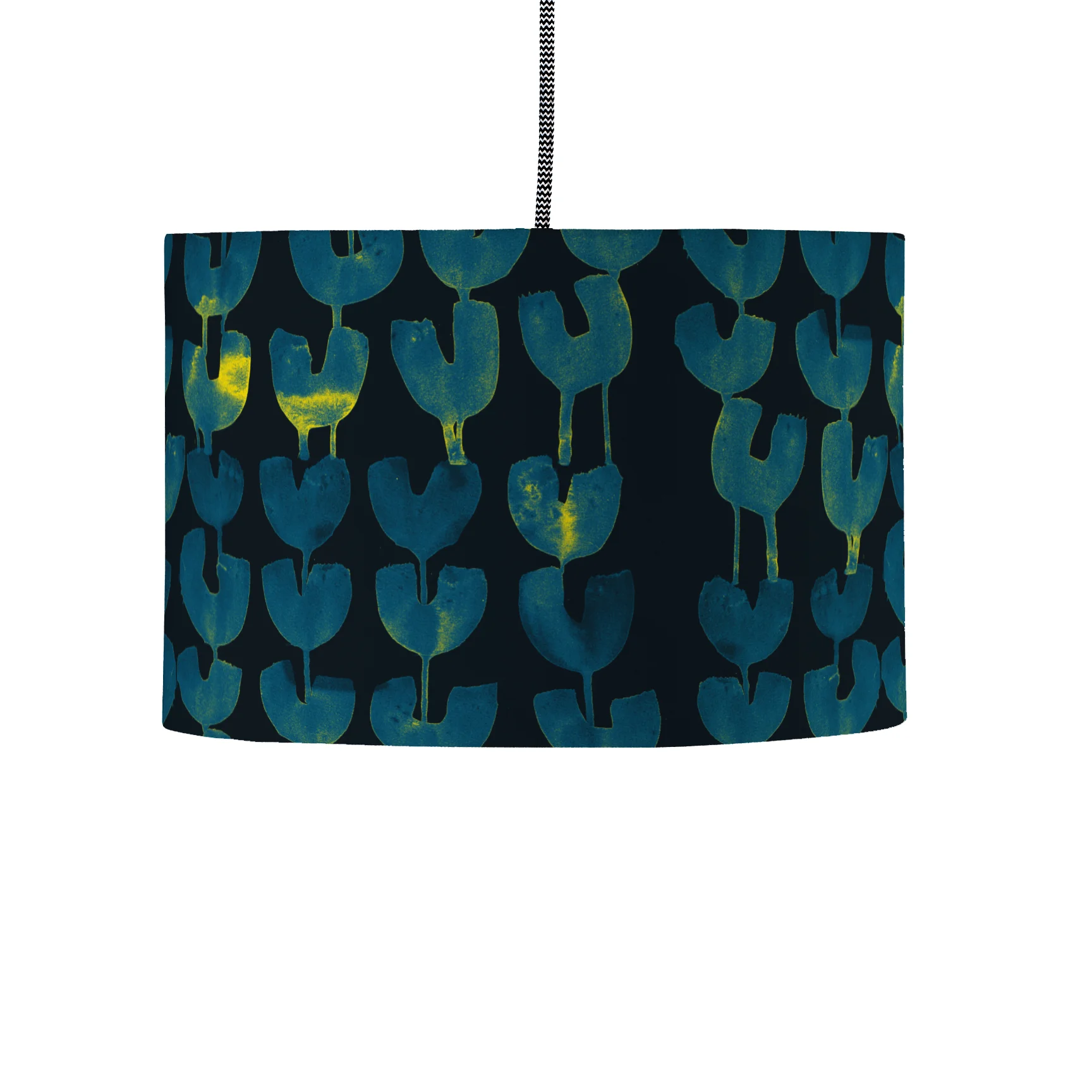 jenny-san-martin-tulips-winterBlues-blue-yellow-green-drum-lampshade-abat-jour-montreal.jpg