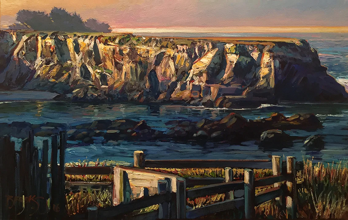 SHEARWATER 12" x 19" oil on canvas