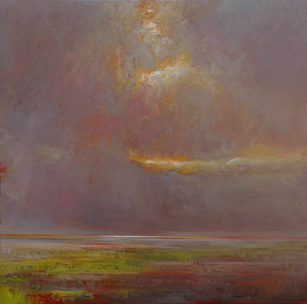 REEMERGENCE, NO. 4    36" x 36" oil on canvas