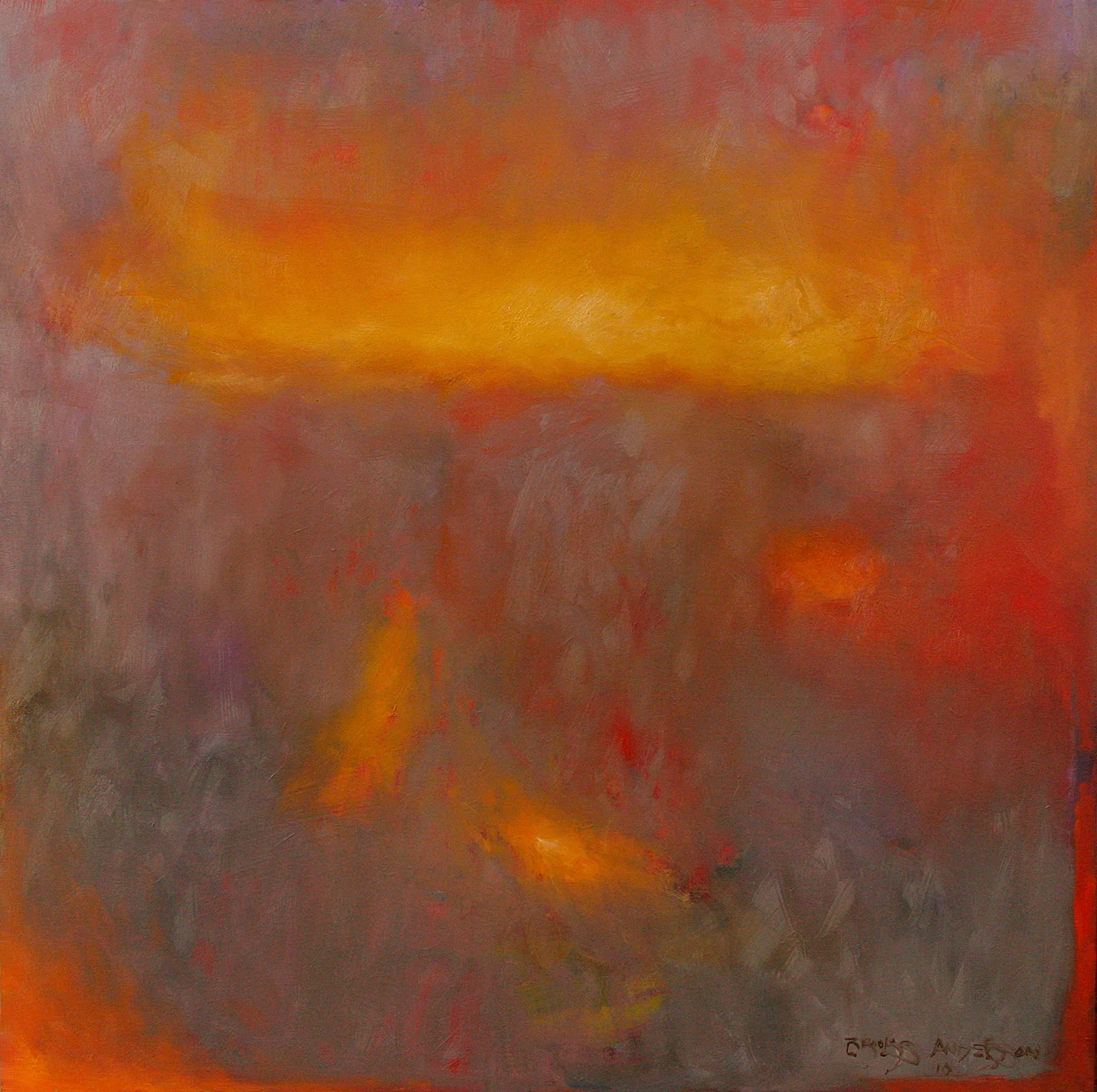 REEMERGENCE, NO. 5 36" x 36" oil on canvas