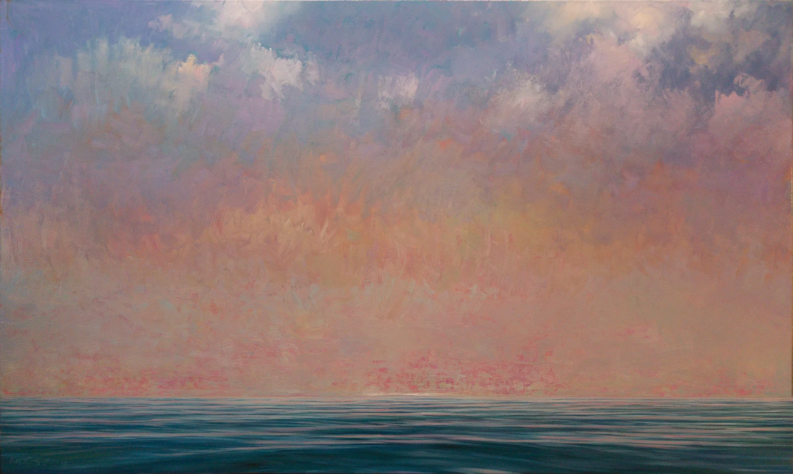 ABOVE AND BELOW 36” x 60” oil on canvas