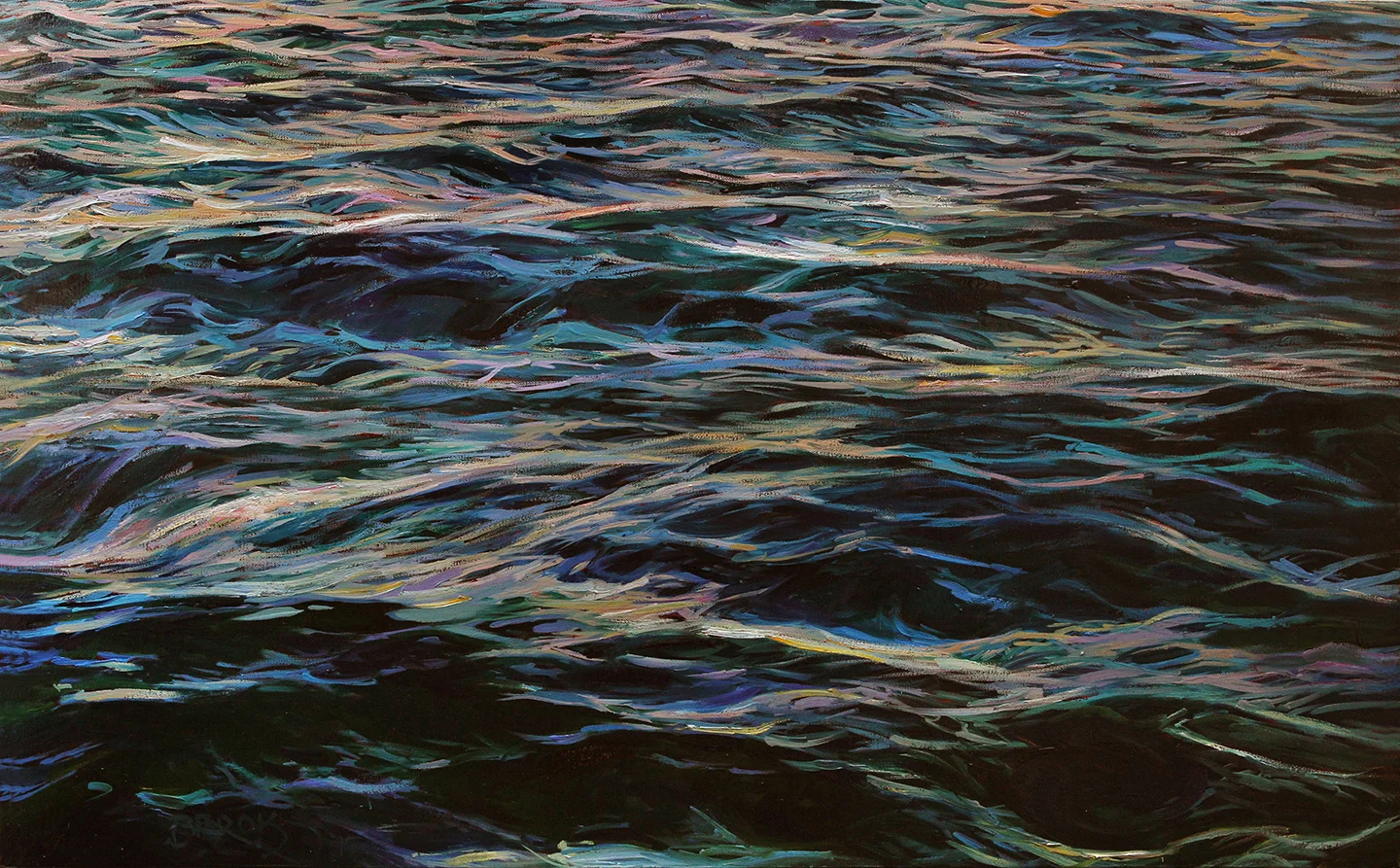 CURRENT, NO. 5 24" x 36" oil on canvas