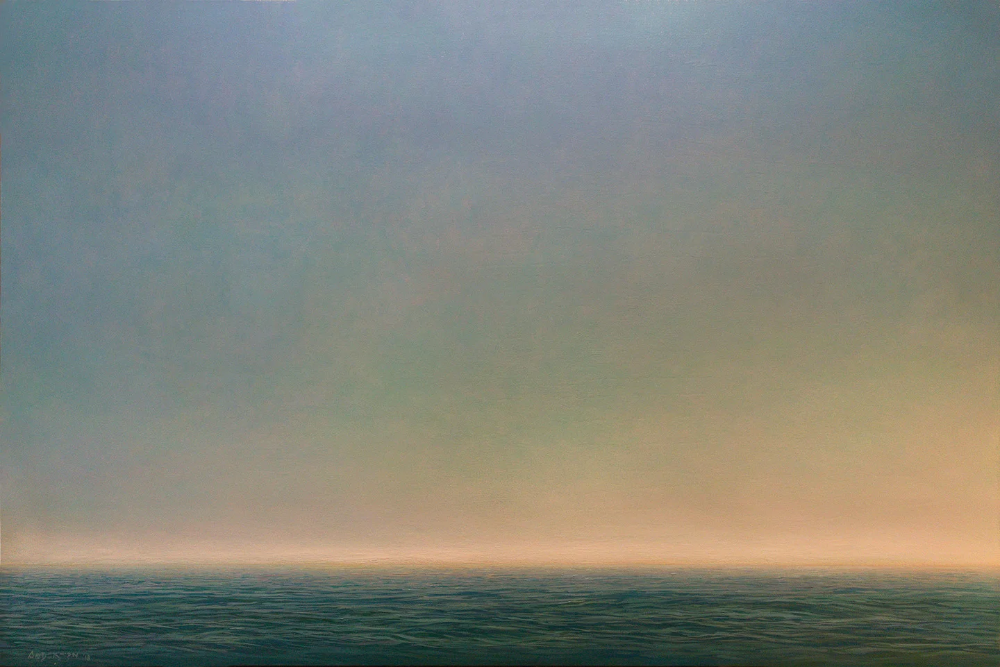 OPEN WATER 40” x 60” oil on canvas