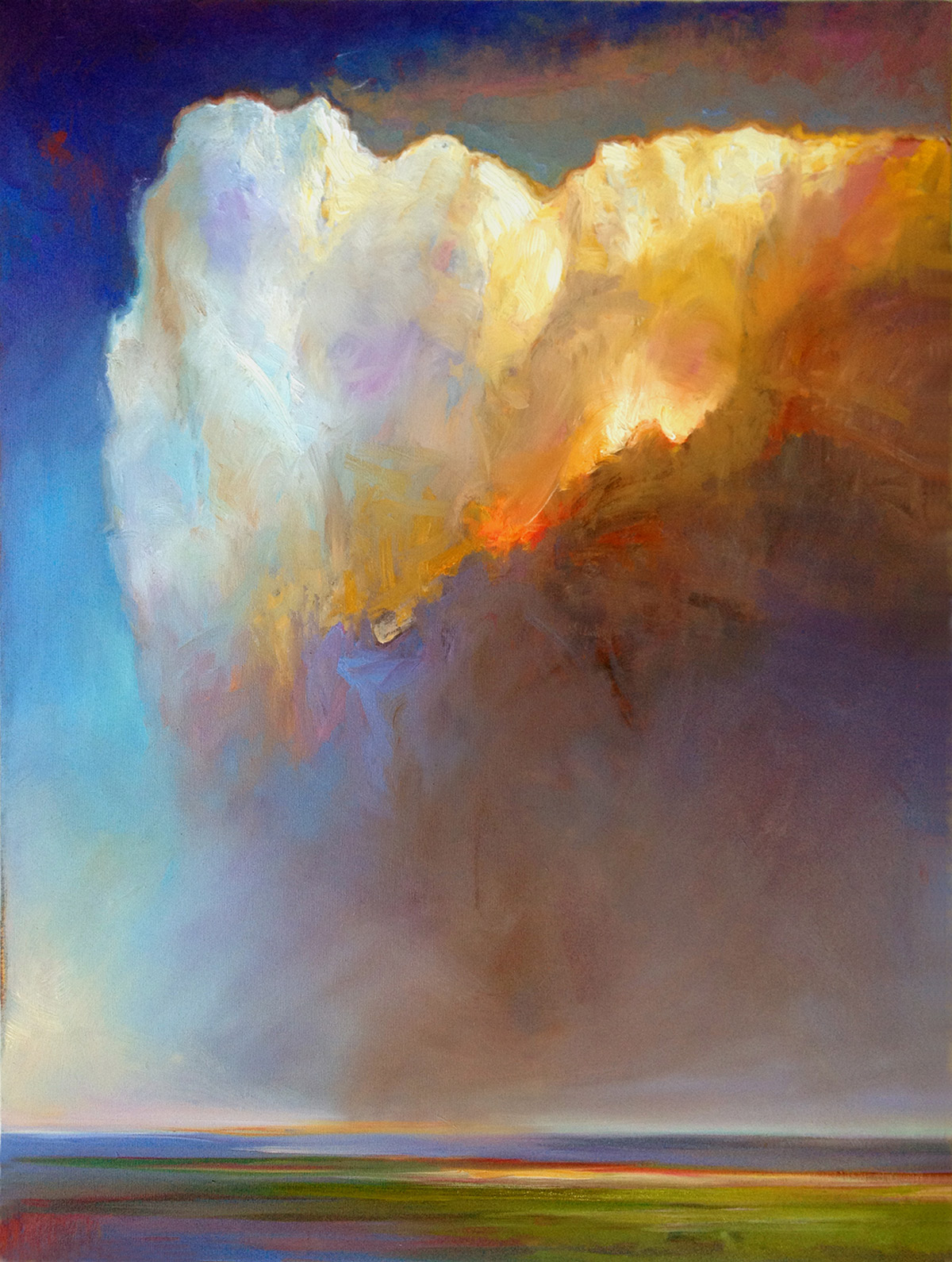 CUMULUS, NO. 1   40" x 30" oil on canvas