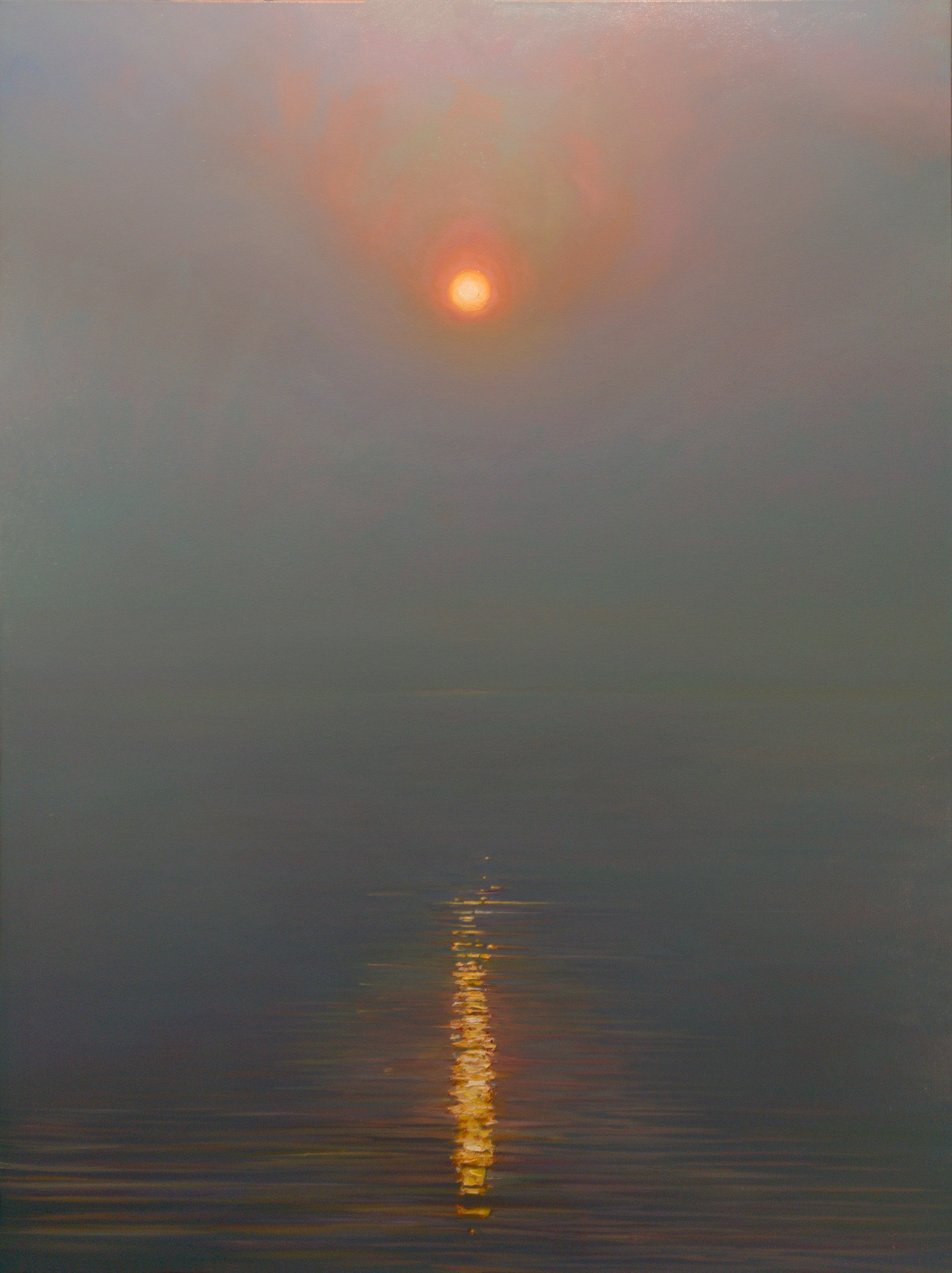 PRAYING FOR LAND, NO. 1   48” x 36”  oil on canvas