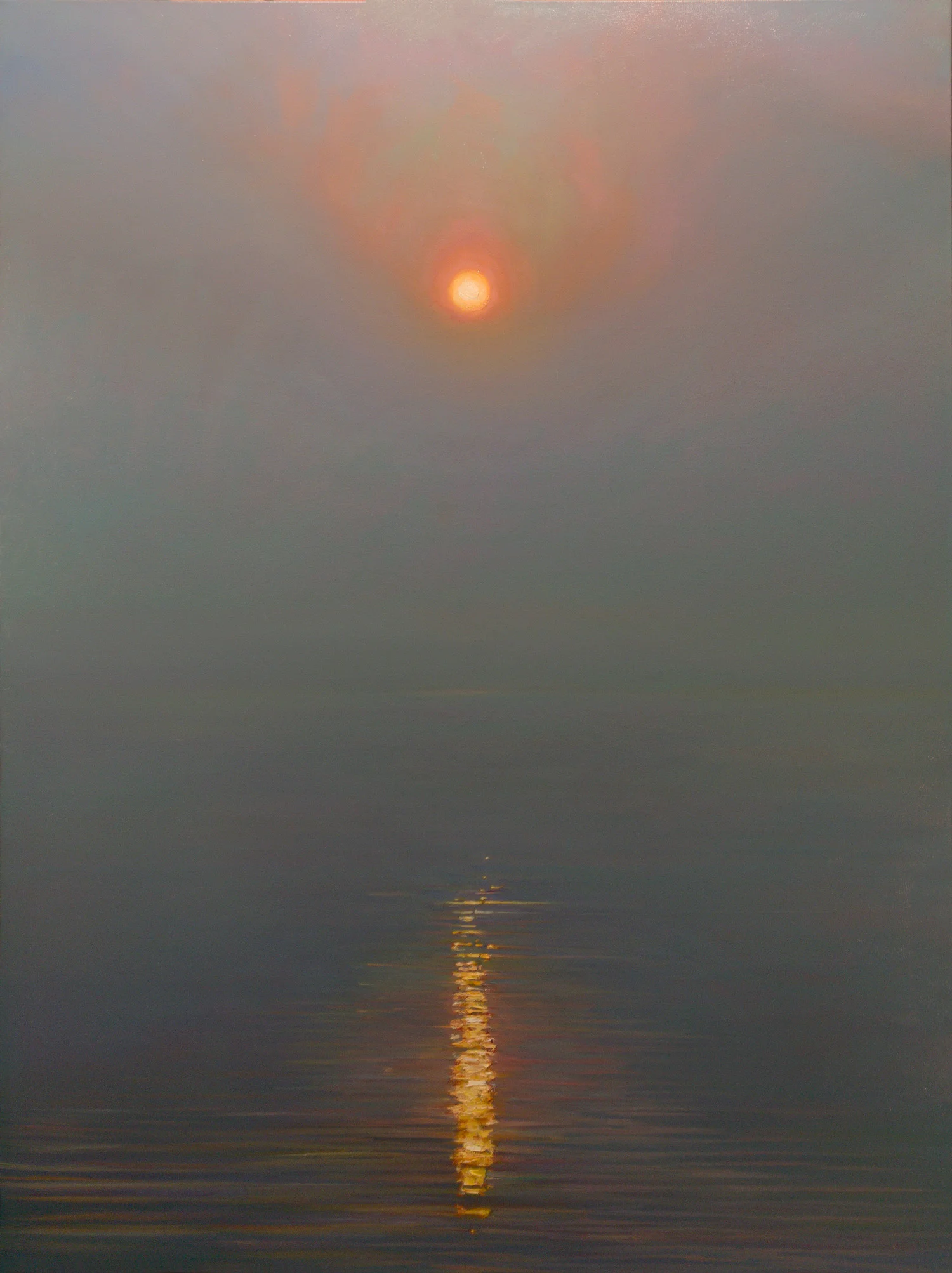 PRAYING FOR LAND 48" x 36" oil on canvas