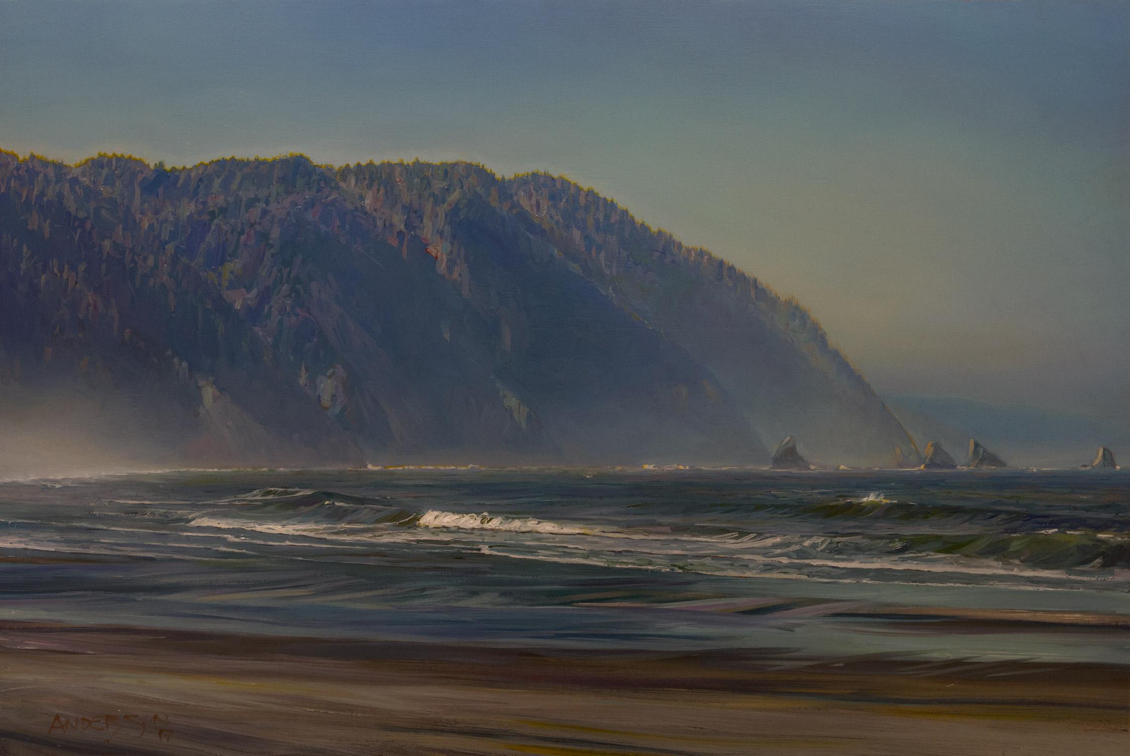 HUMBOLDT COUNTY, NO. 4   24" x 36"  oil on panel