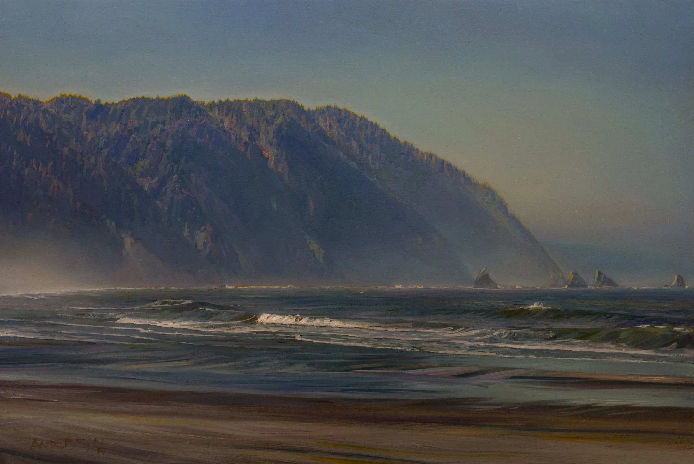 HUMBOLDT COUNTY, NO. 4 24" x 36" oil on panel