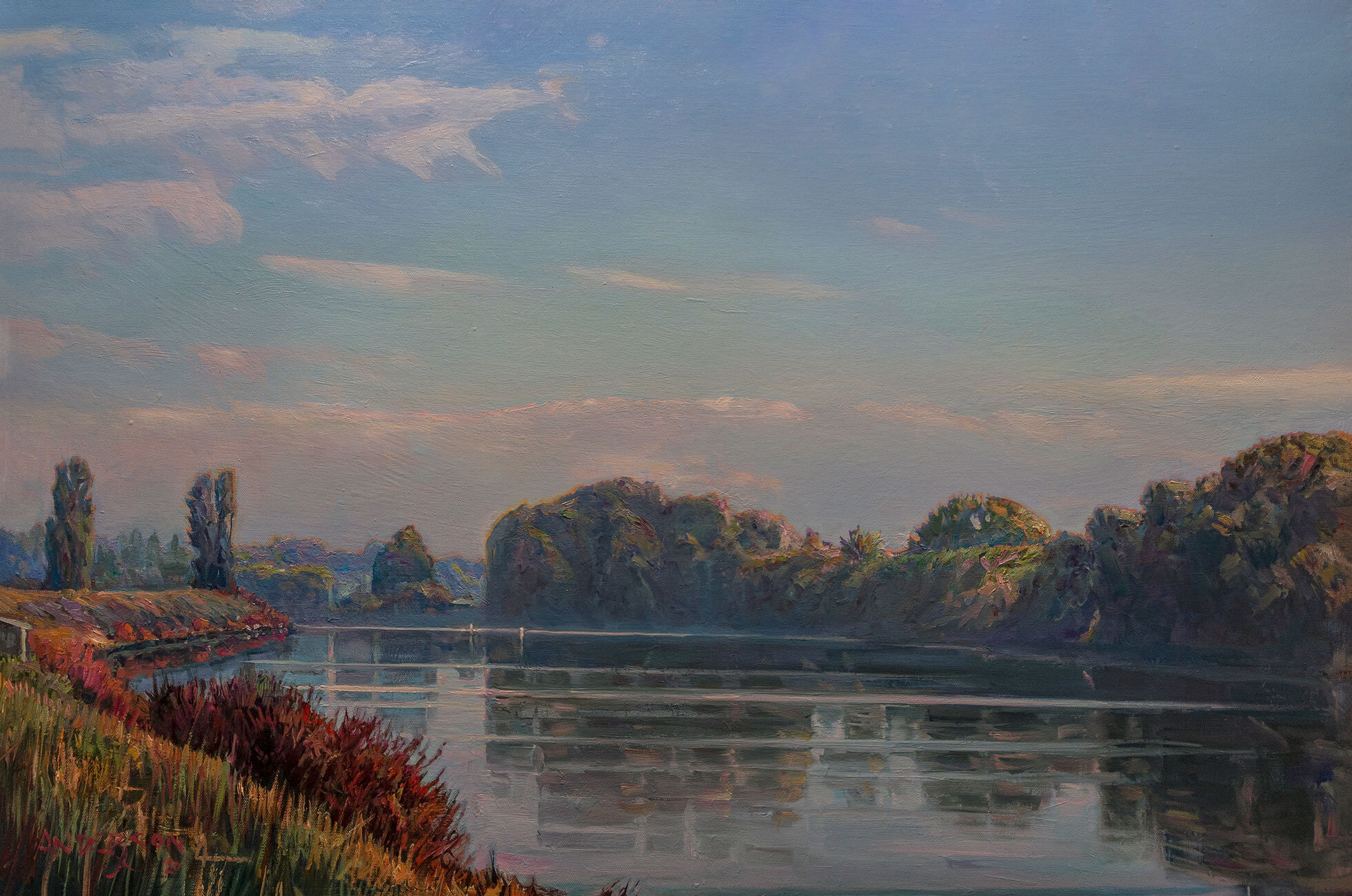 "A NEW DAY: DELTA"   24" x 36"  oil on canvas