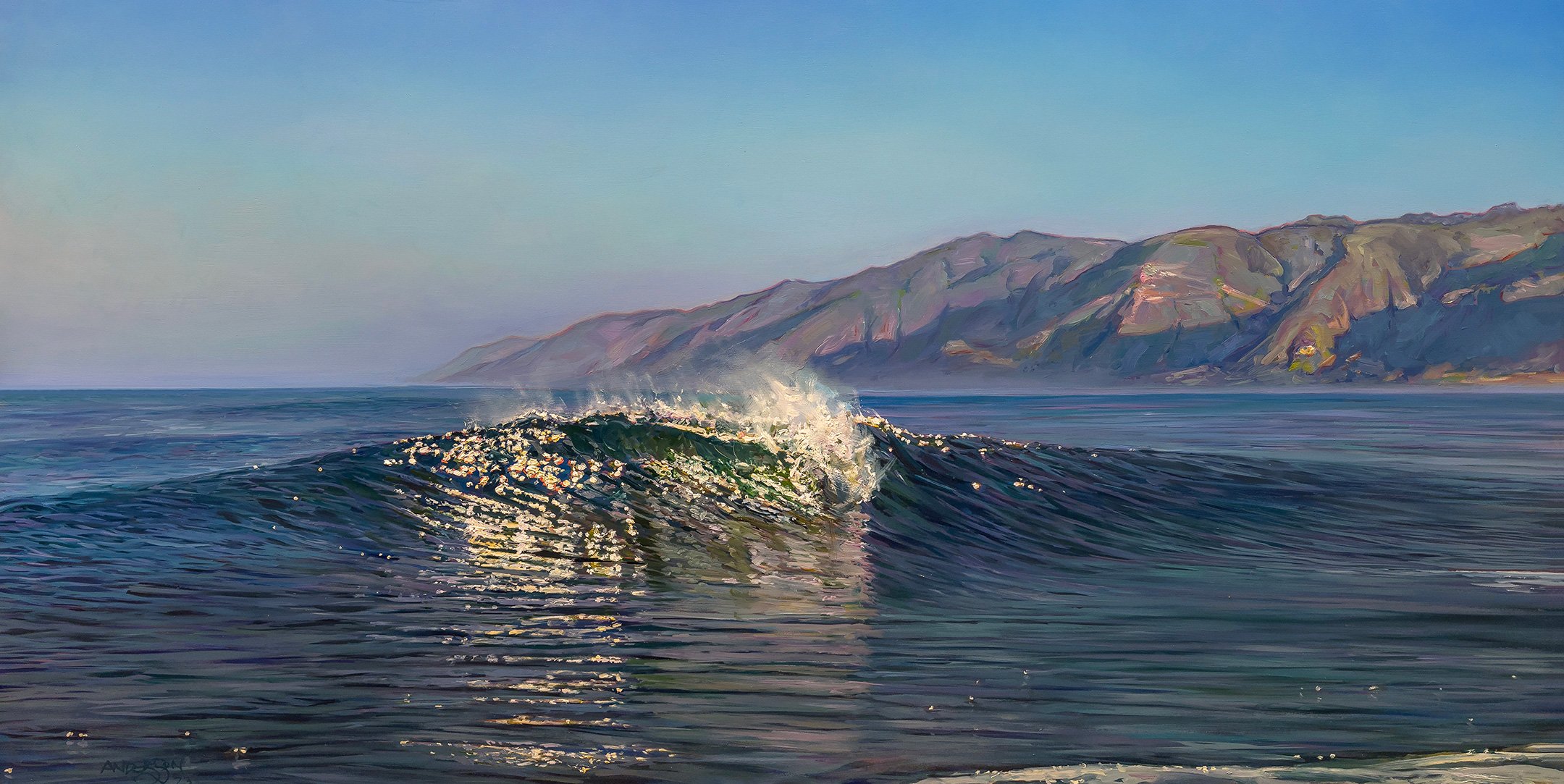 "LEVIATHAN"  24" x 48" oil on panel