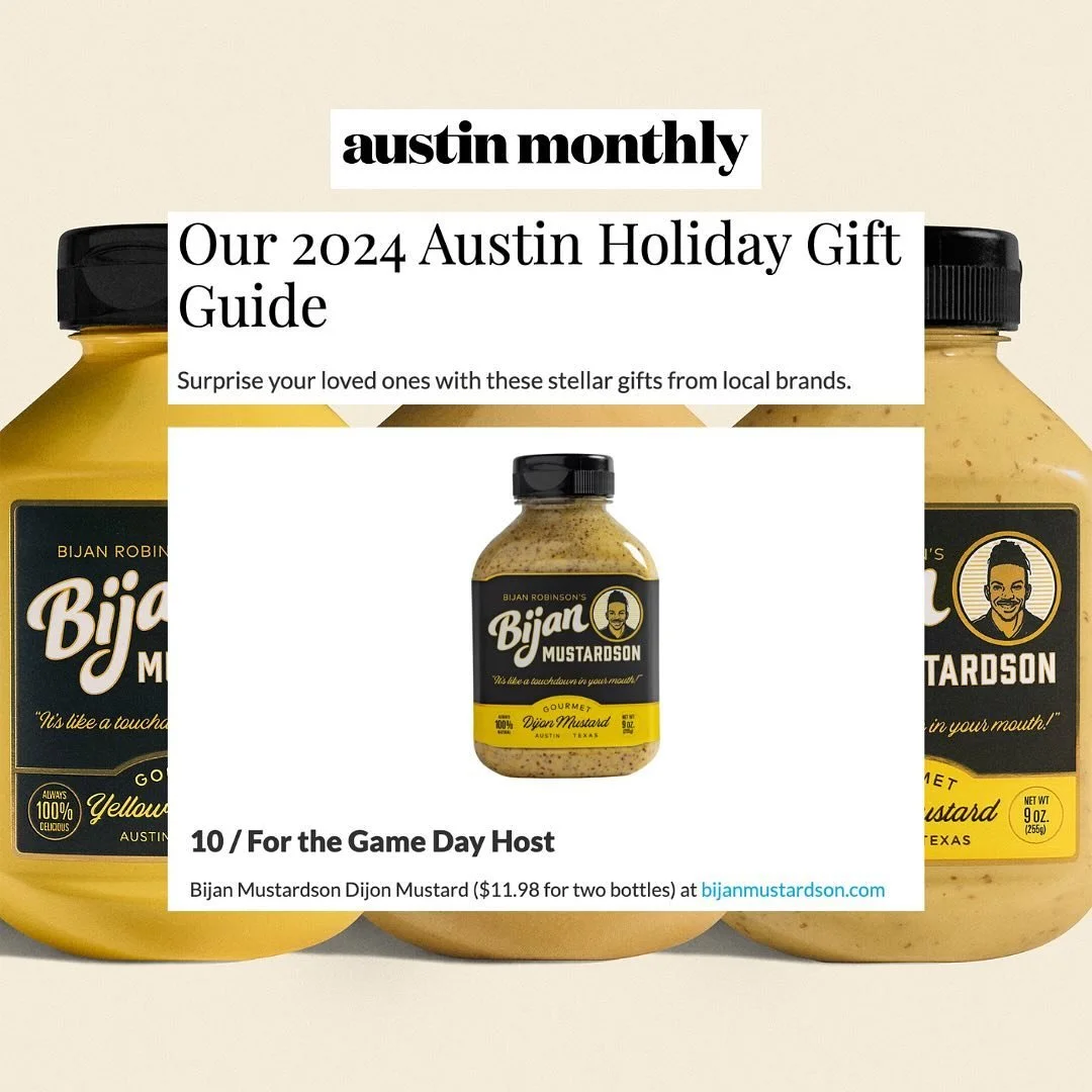 Spreading holiday cheer with a dash of flavor! We&rsquo;re thrilled to share that Bijan Mustardson has been featured in Austin Monthly&rsquo;s 2024 Holiday Gift Guide! 🎄✨

Whether you&rsquo;re shopping for the foodie in your life or spicing up your 