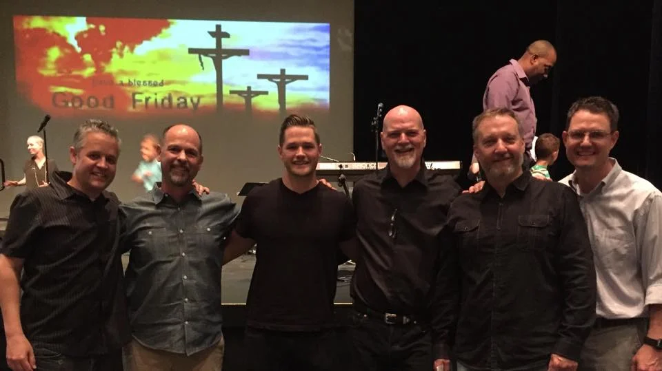 me with Michael Dennis, Luke Norsworthy, Tom Goodman, Scott Warner and Ben Brummet. Fellow pastors that are my brothers in this community.