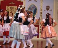 Performing European dances at Disneyland 