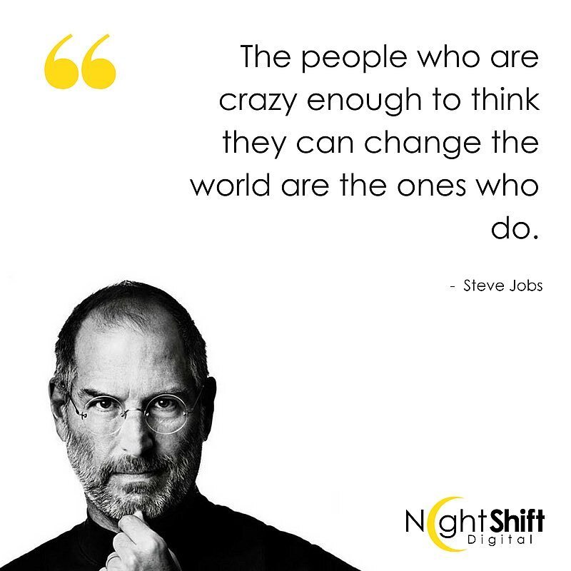 Stay inspired. 💡 .
.
.
#SteveJobs #entrepreneur #entrepreneurlife