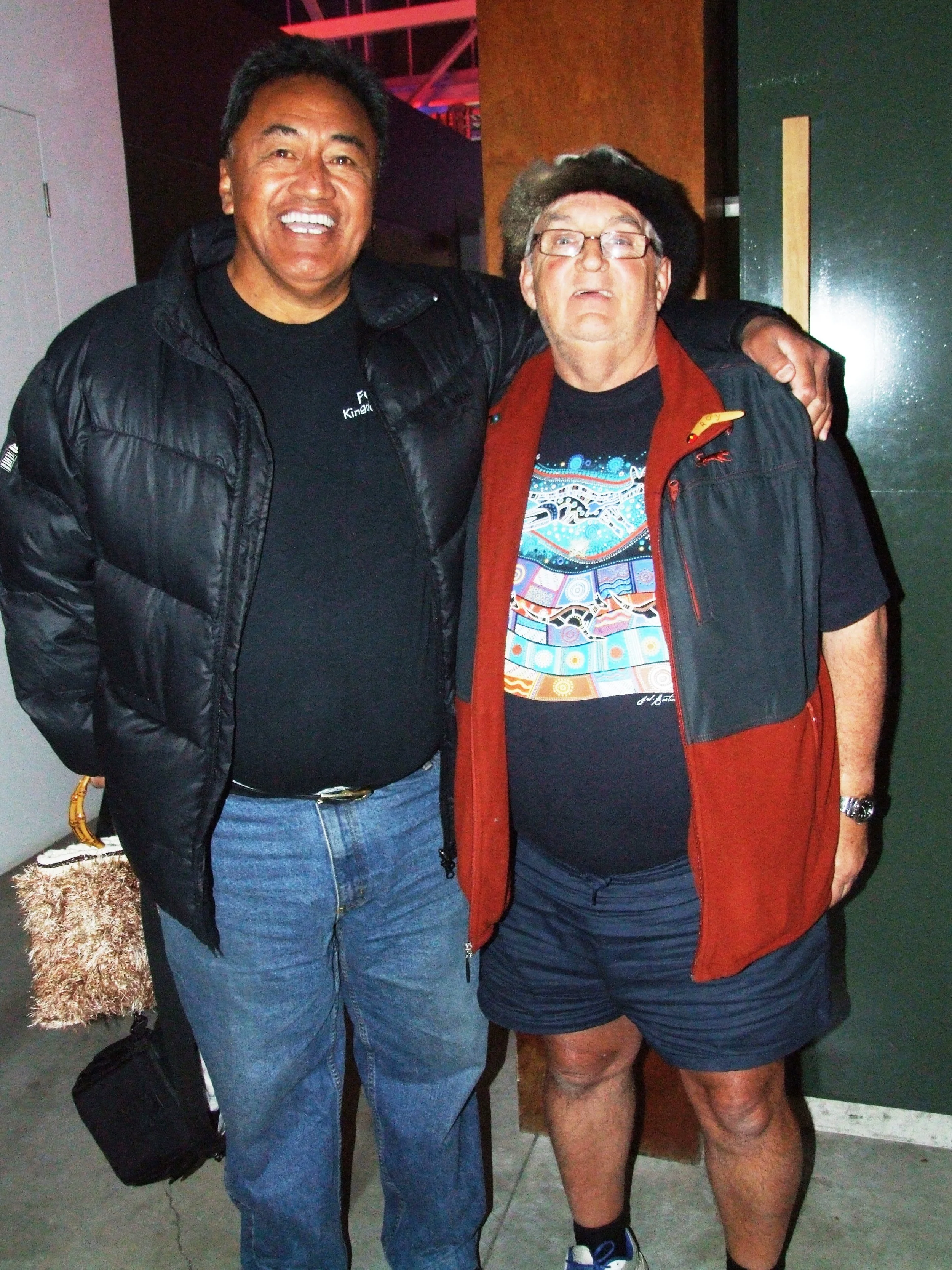 Des with Yorta Yort elder Roy Alexandra.JPG