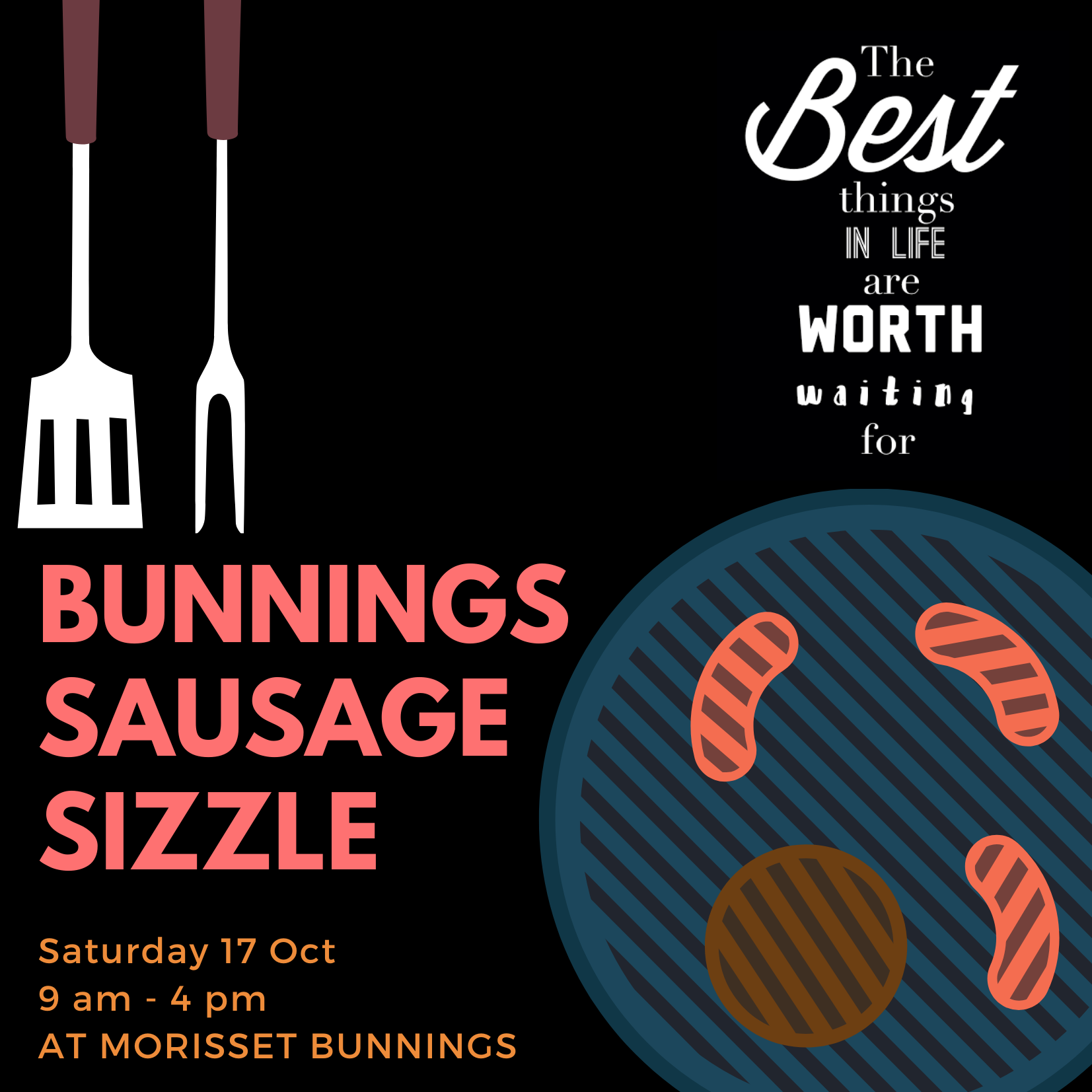 Bunnings Sausage Sizzle for Refugee Relief