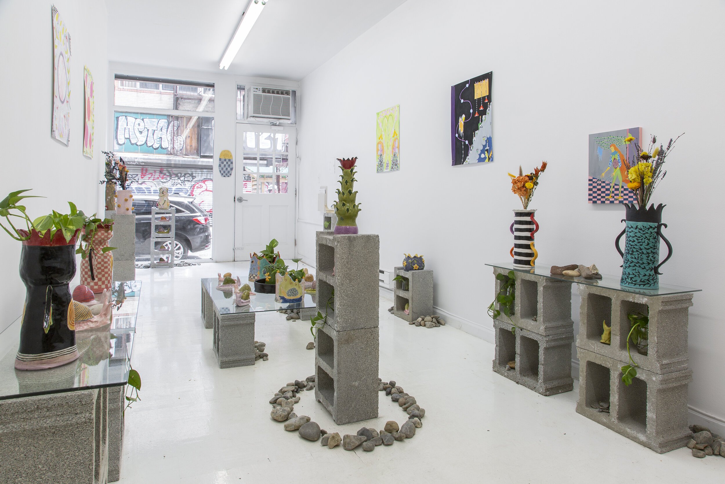  Installation image from: “Spiral in Stone,” 2021  Larrie Gallery 