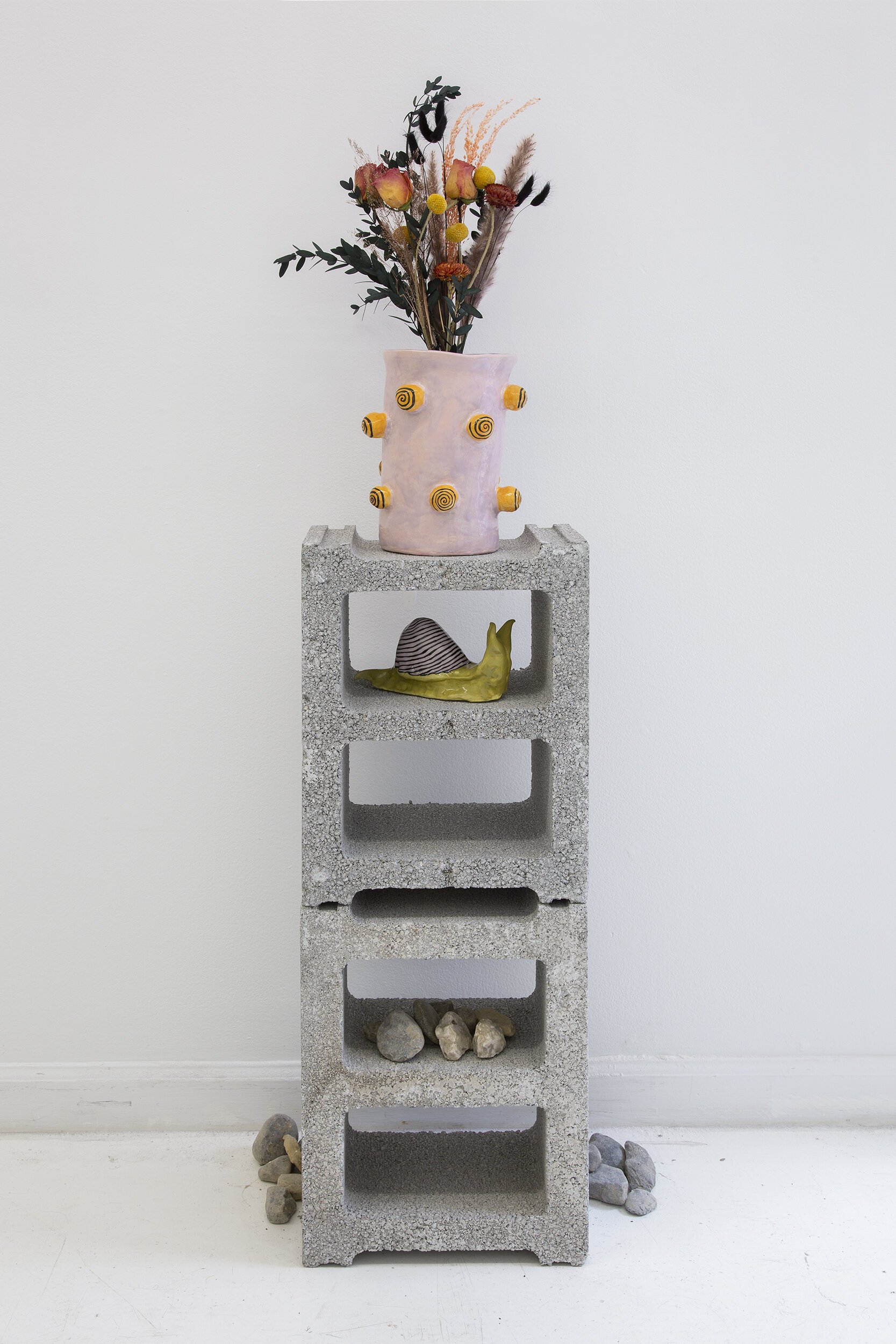  Installation image from: “Spiral in Stone,” 2021  Larrie Gallery 