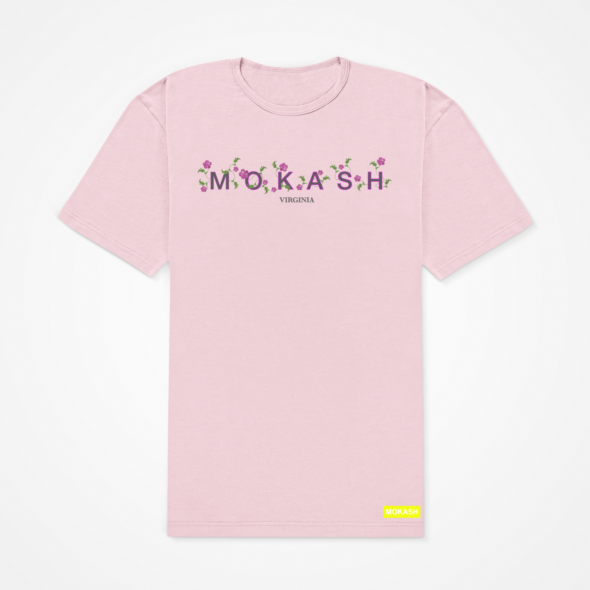 MOKASH WITH FLOWERS GRAPHIC T-SHIRT