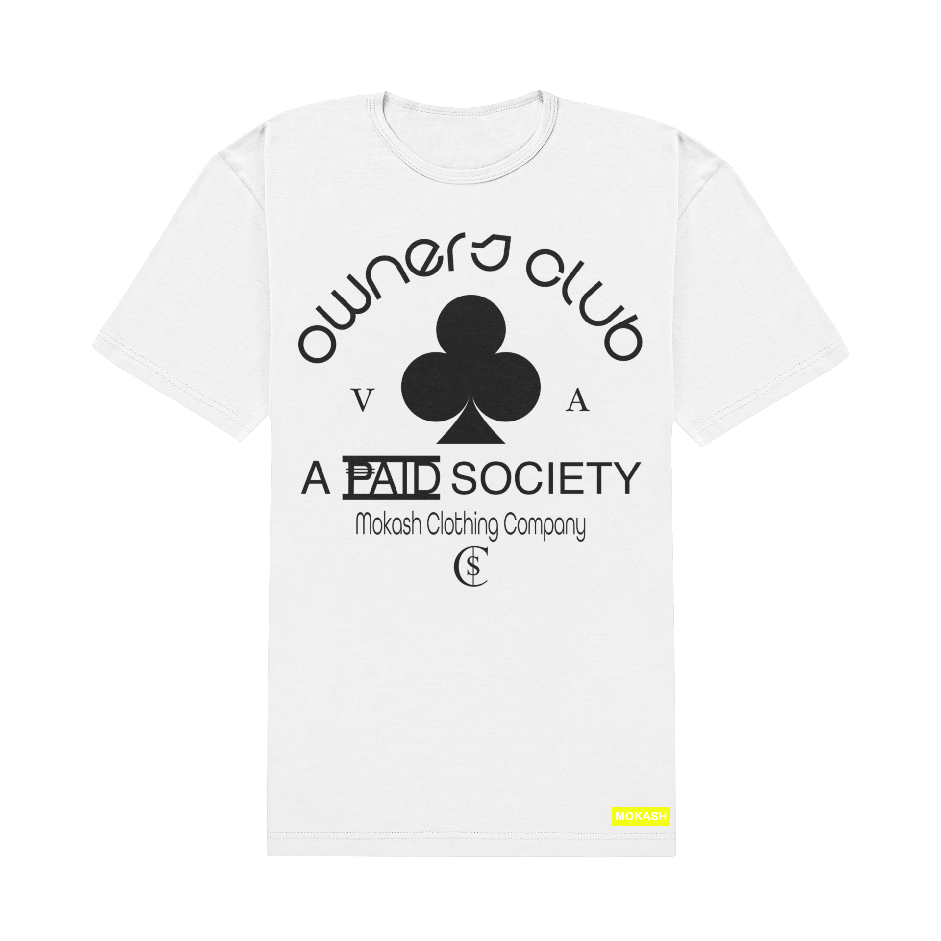 Mokash White & Black Owners Club PS Shirt