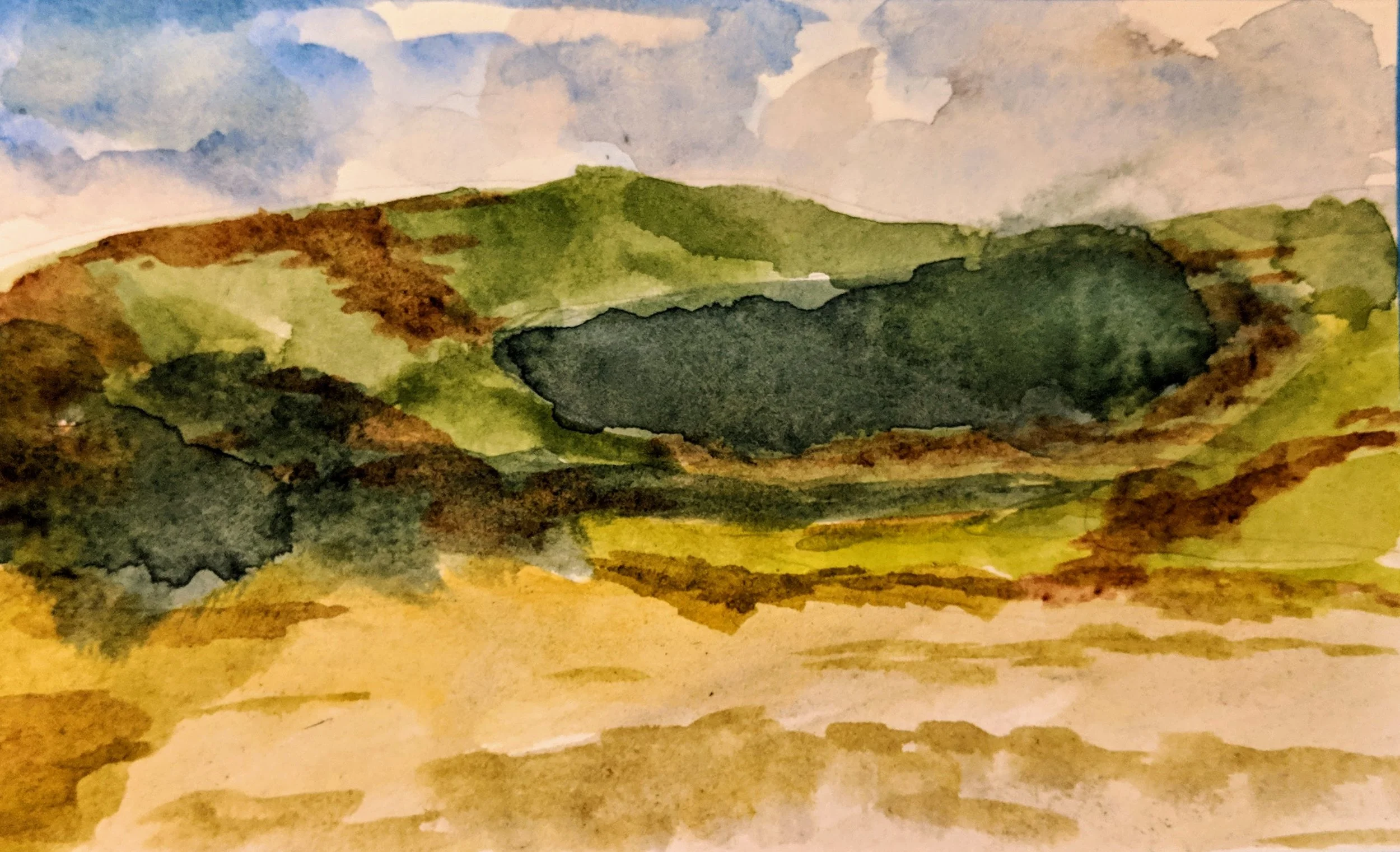 Beach Watercolour iii