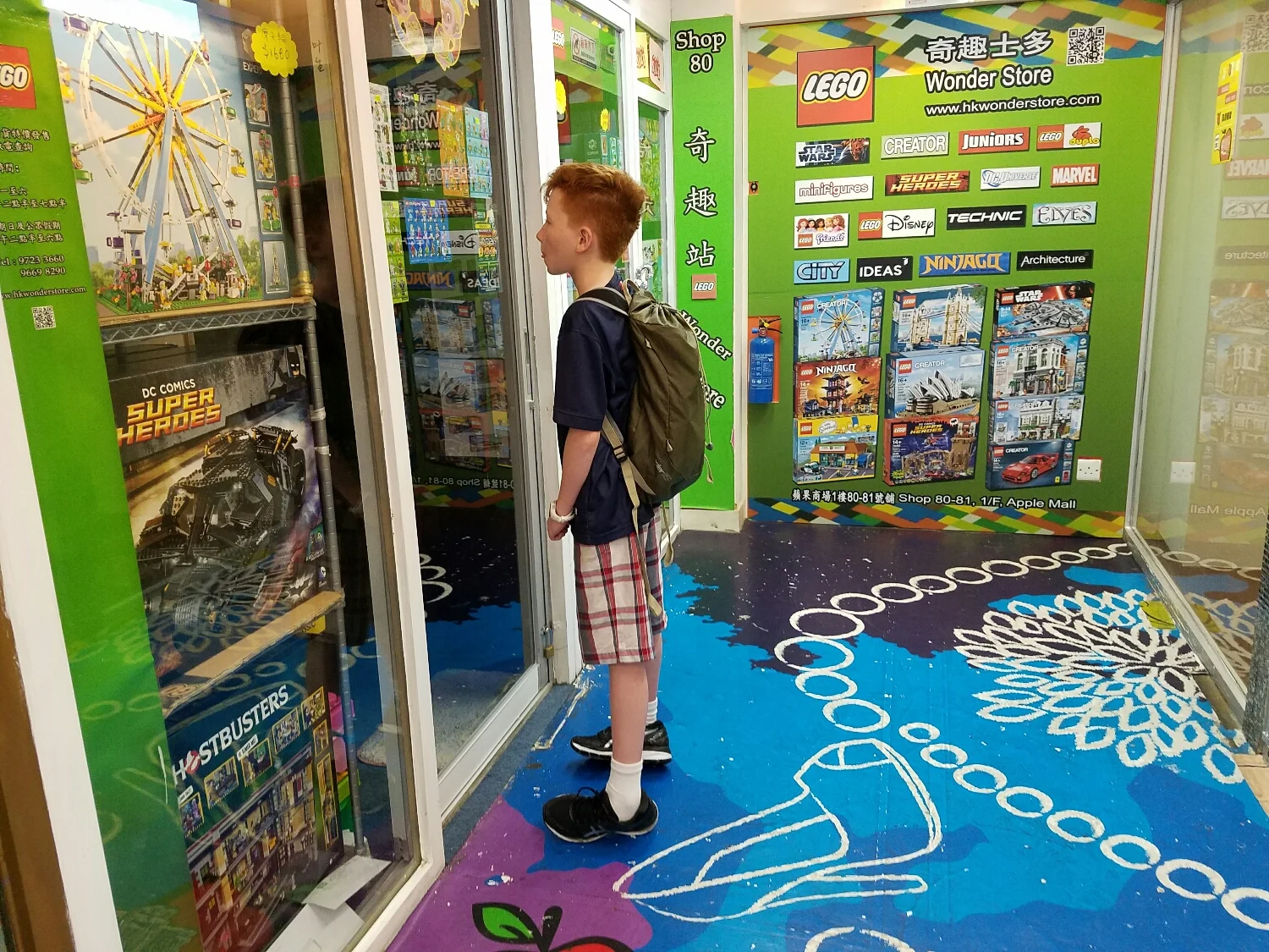 AAAAAAAAAAAAAA.... Milo discovers a Lego store. 