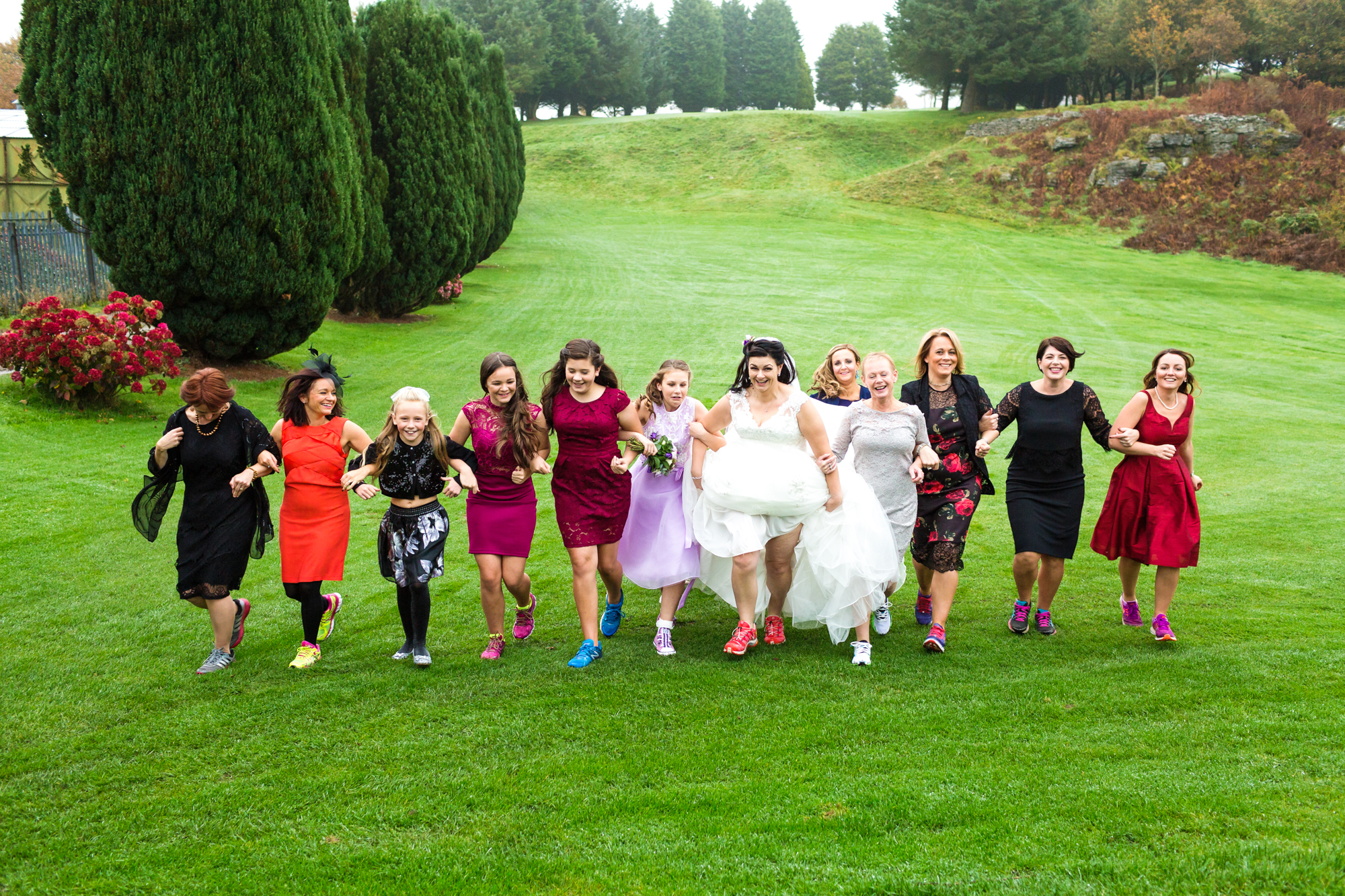 Bride on the run at pontypridd golf club