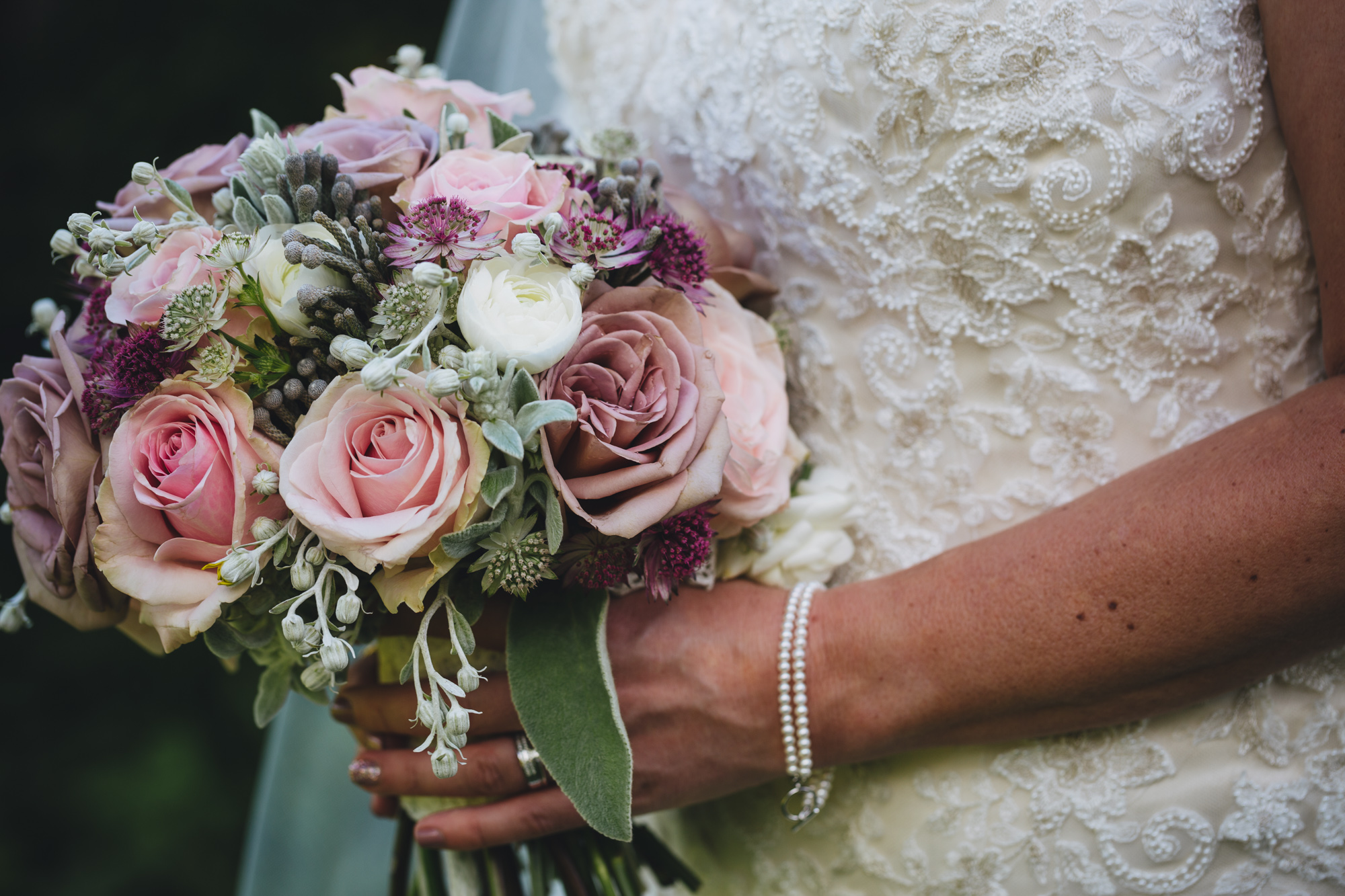 bridal flowers with south wales wedding photographer, caerphilly, cardiff, gower