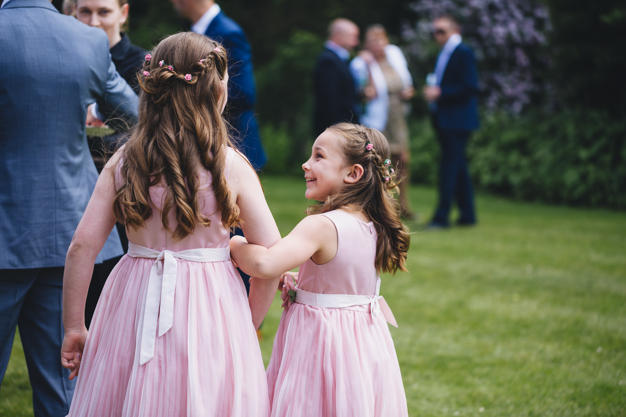 bridesmaids captured by south wales wedding photographer