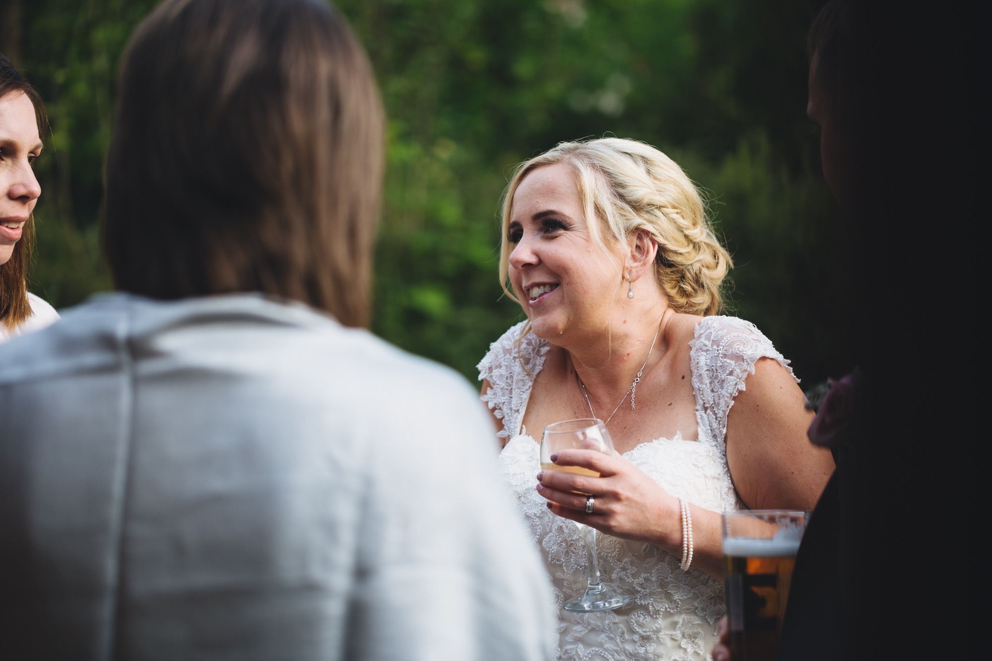 natural bride photos with south wales wedding photographer