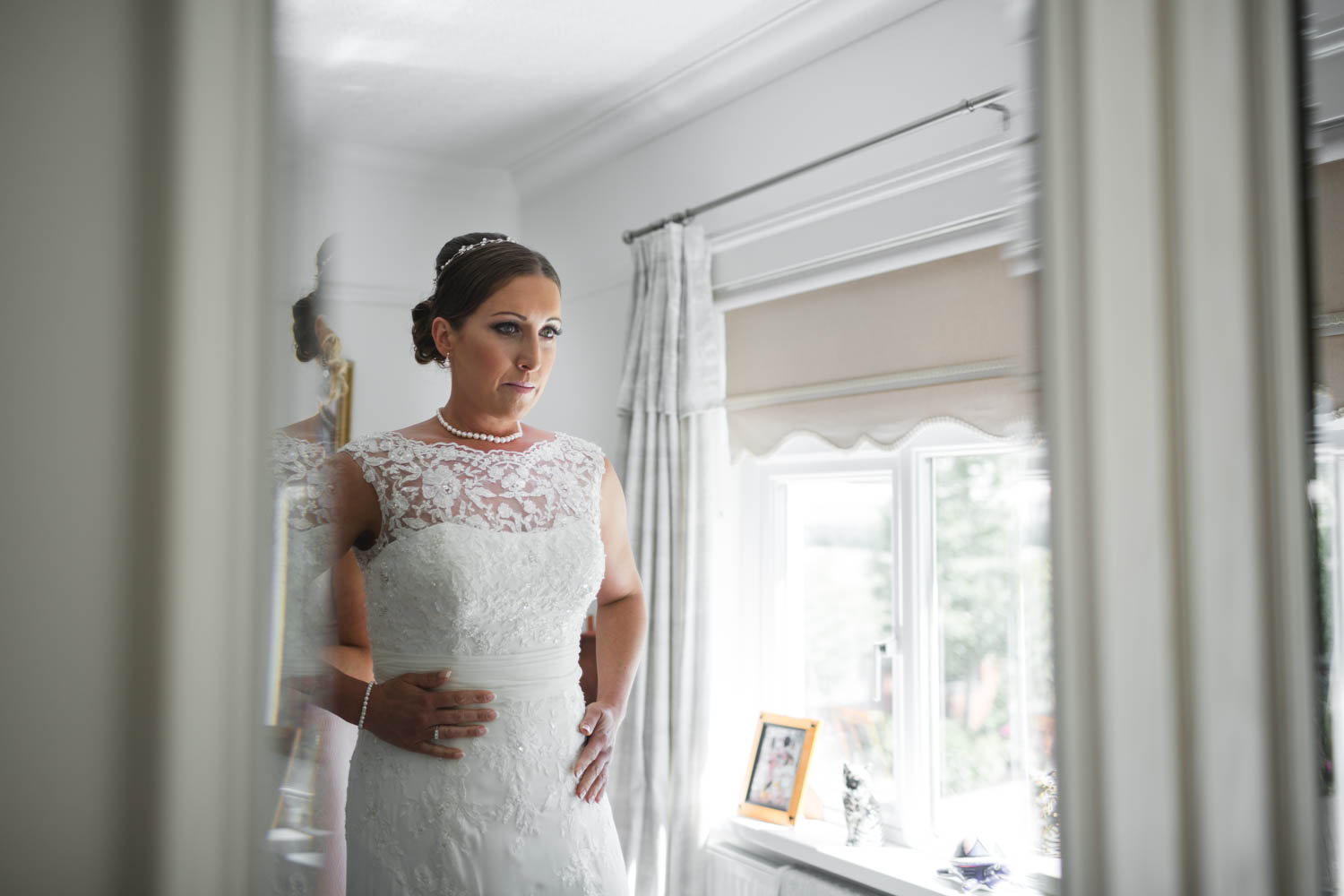 Bridal prep with south wales wedding photographer