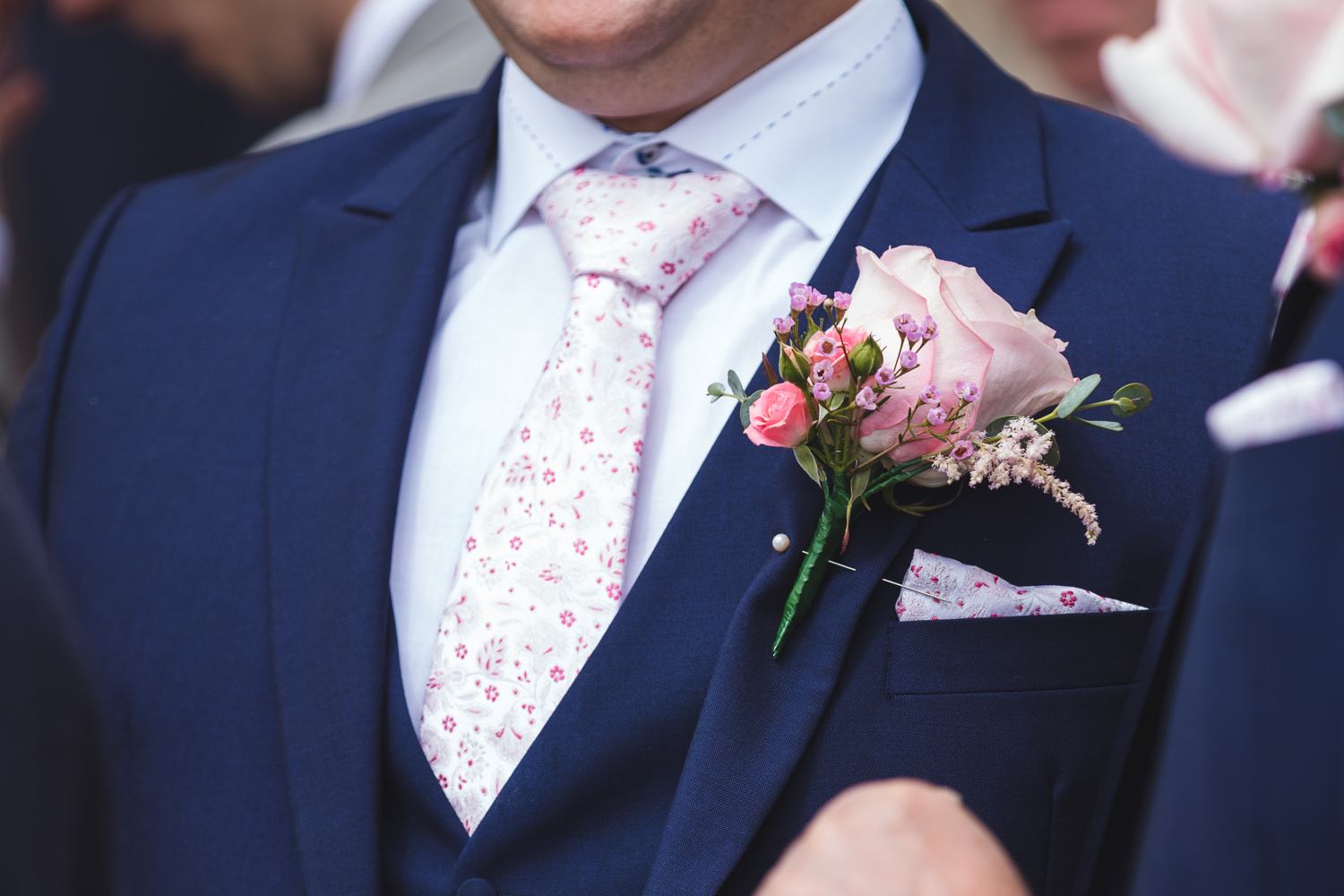 Groom's details and flowers at The New House Country Hotel, Thornhill, Cardiff with South Wales  wedding photographer photos