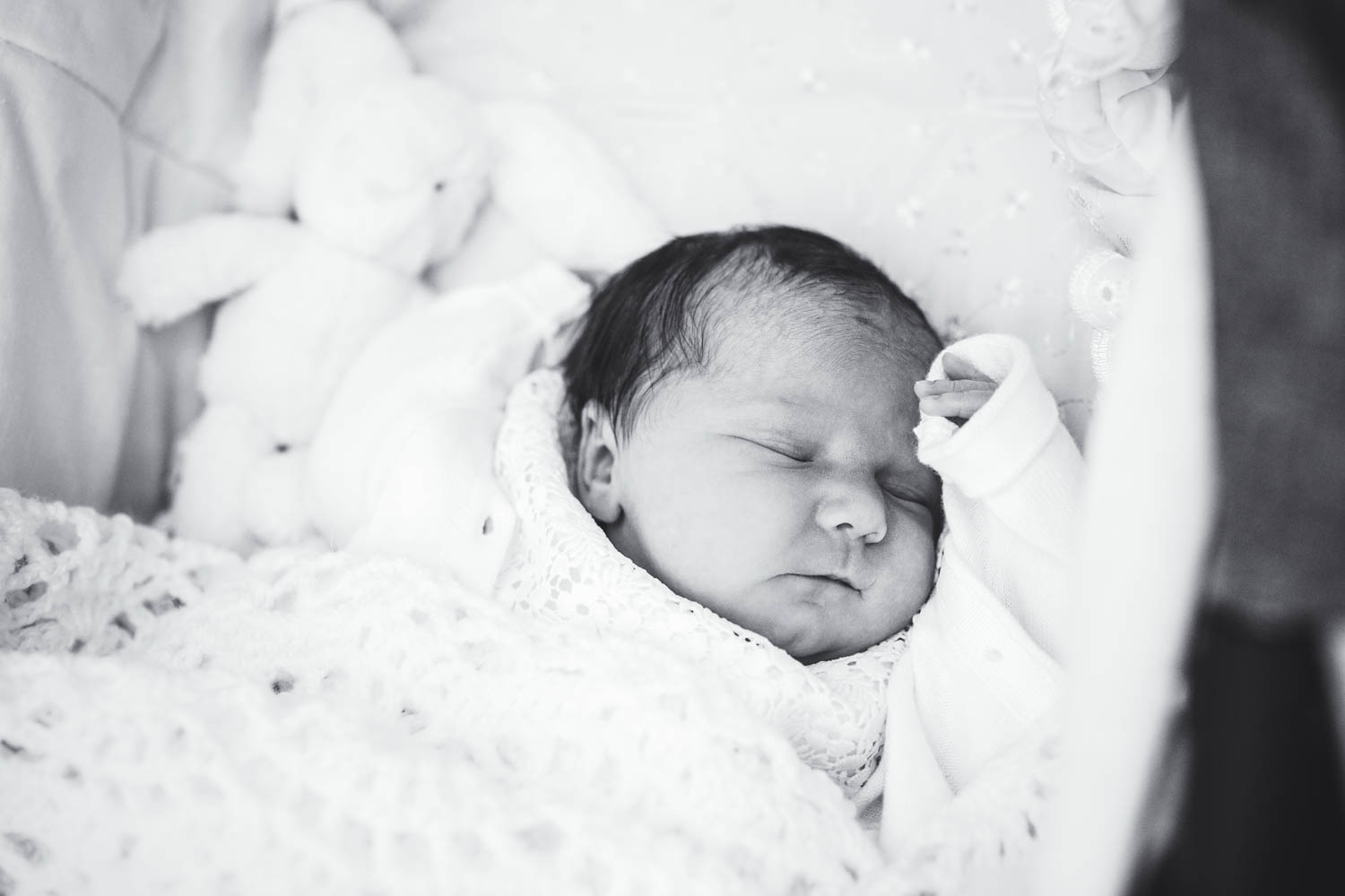 Youngest baby at the The New House Country Hotel, Thornhill, Cardiff with south wales wedding photographer