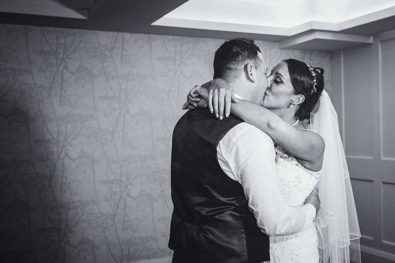 first dance at the The New House Country Hotel, Thornhill, Cardiff with south wales wedding photographer 