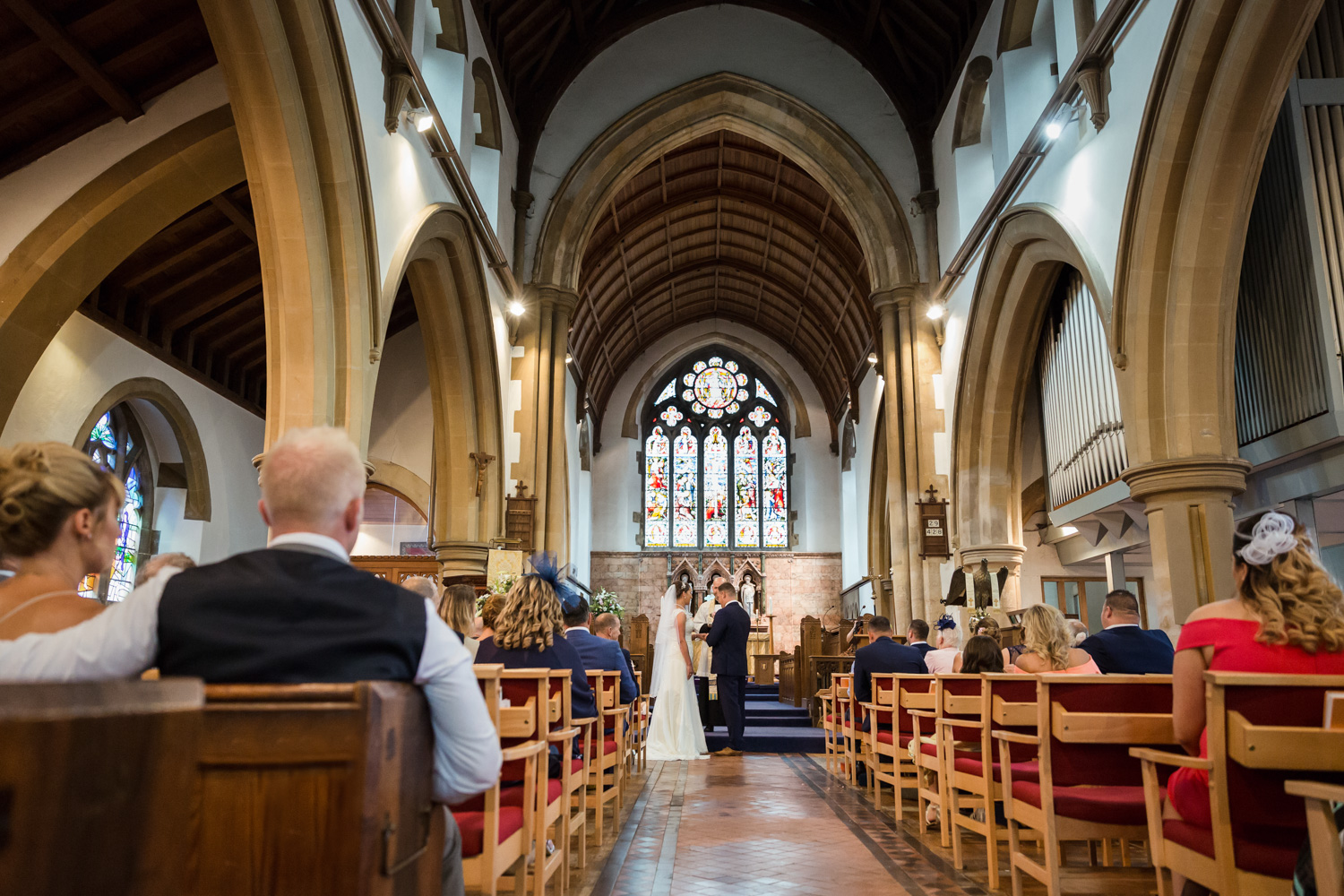 St Martins Church Caerphilly wedding photos