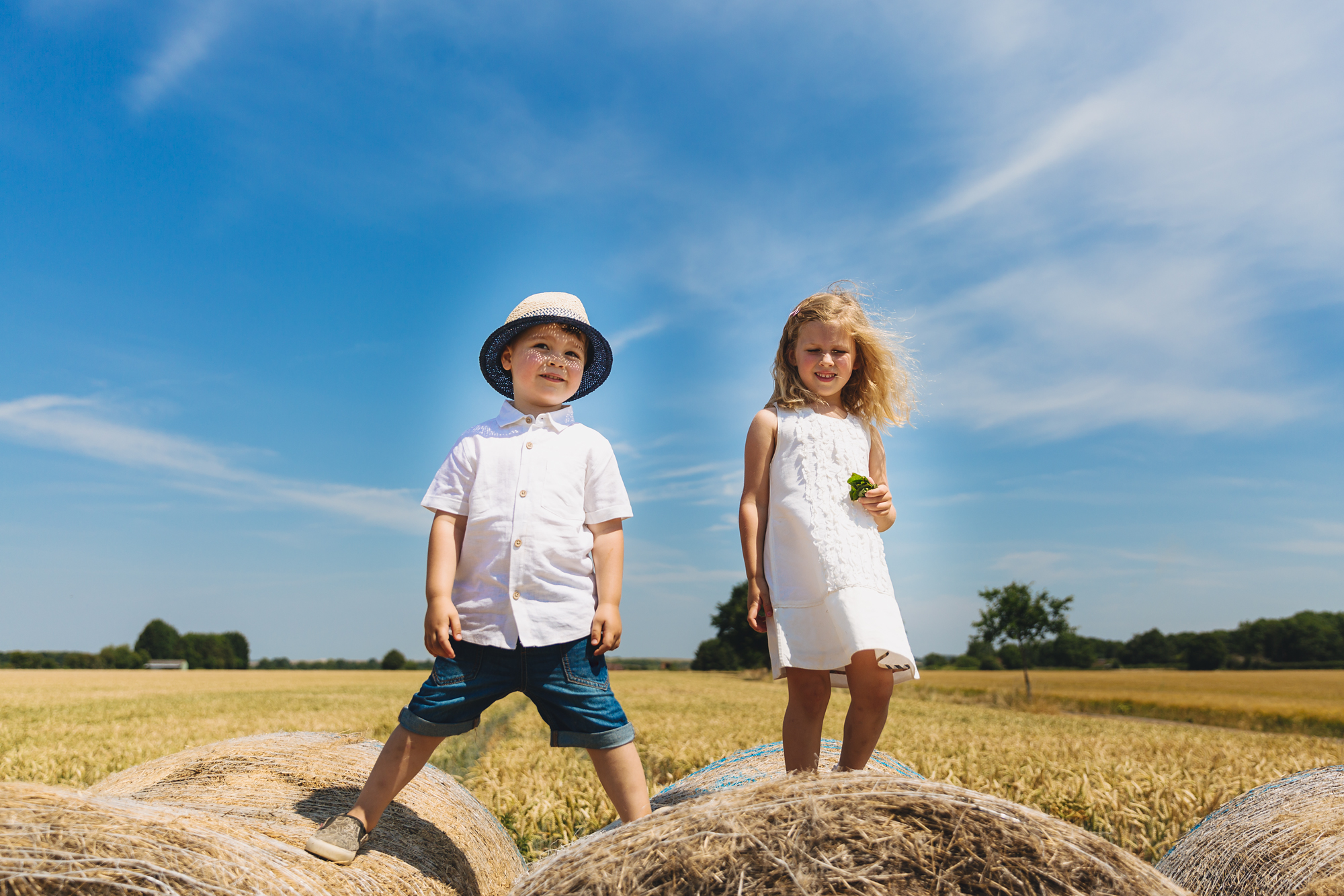 Pershore confetti field children portraits