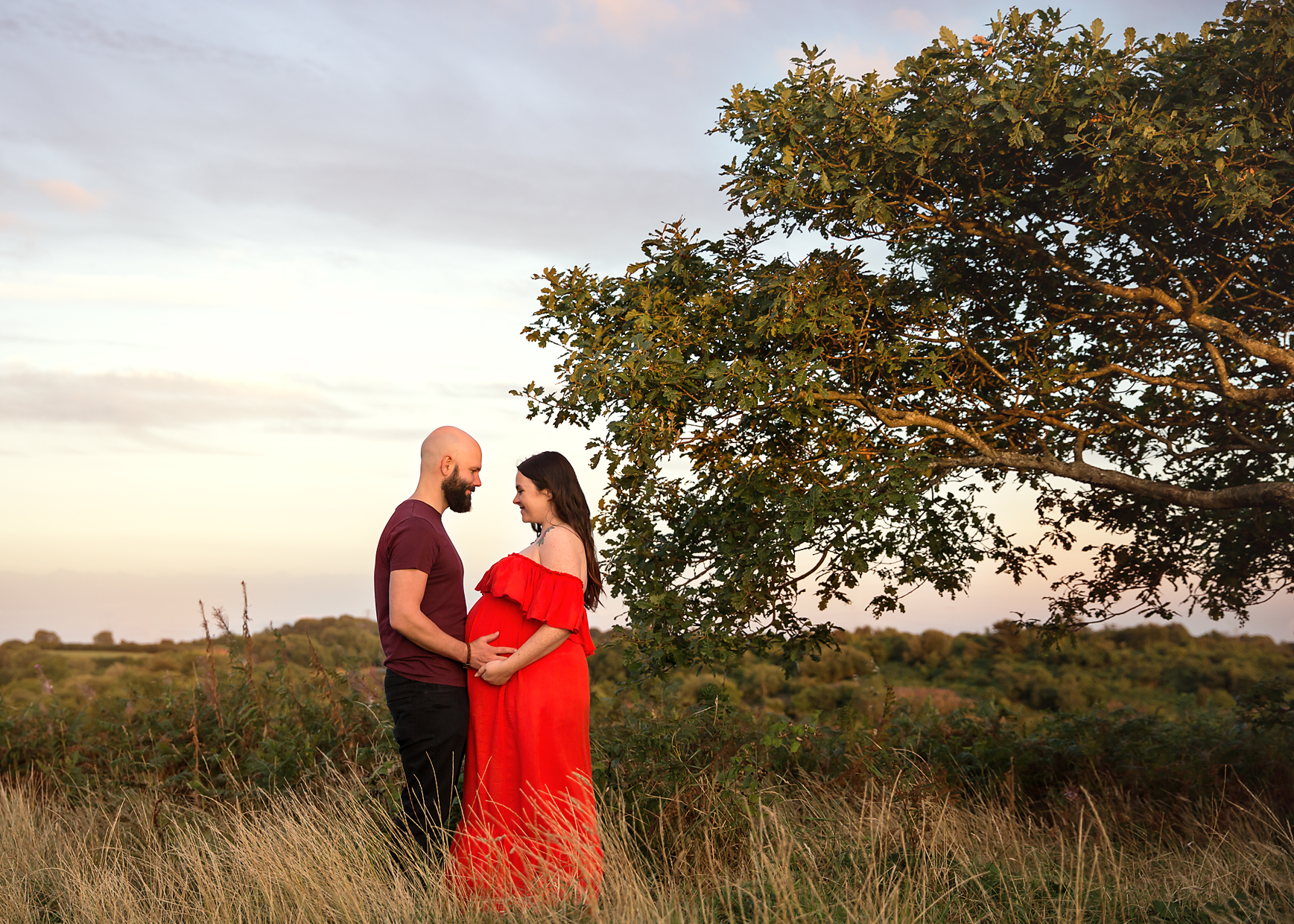 maternity bump photographer south wales cardiff 