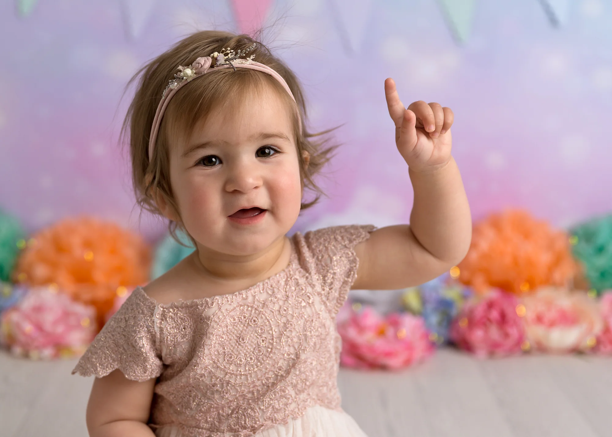 Princess and unicorn pink Cake Smash Cardiff